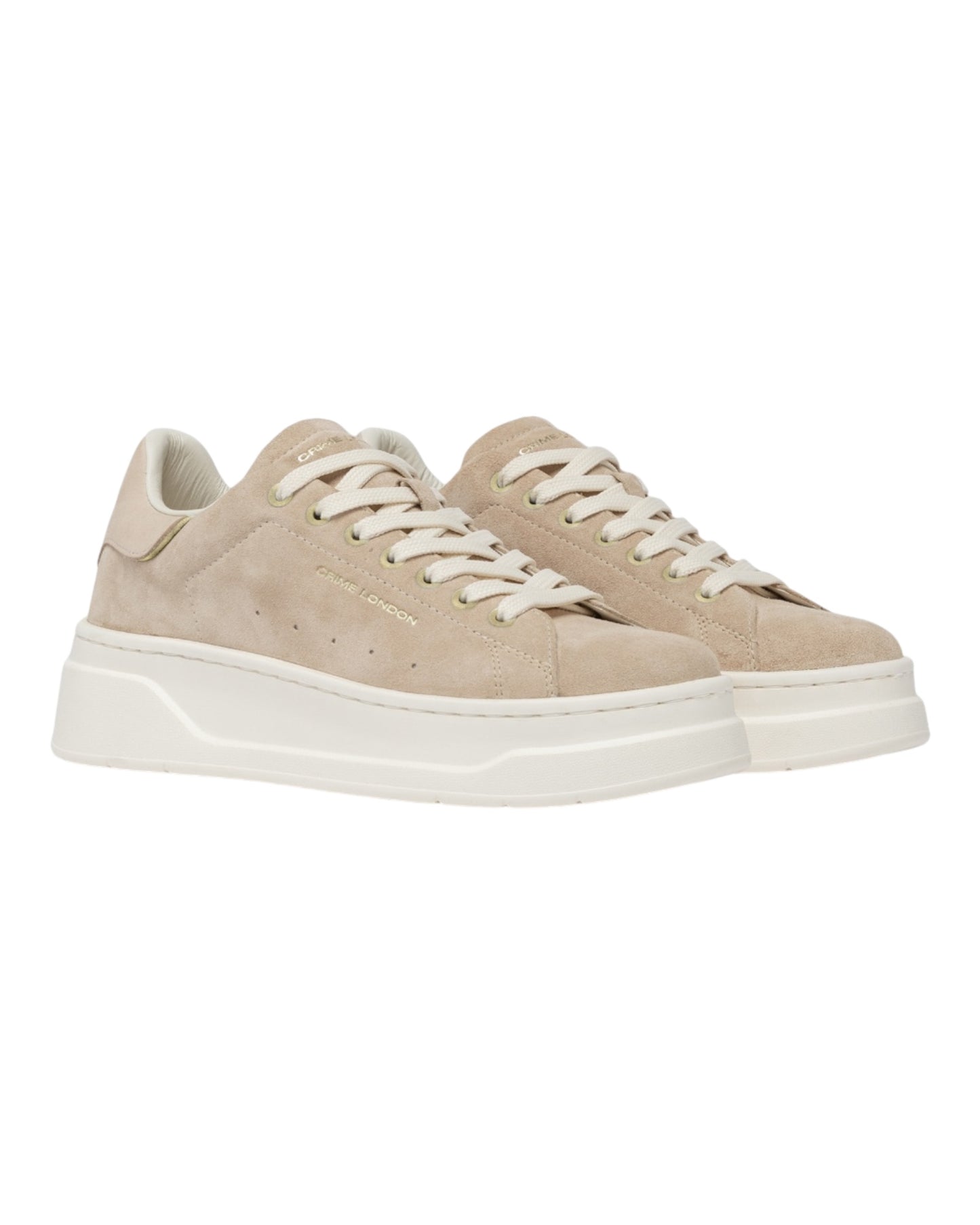 CRIME LONDON SONIK IN CAMOSCIO BEIGE