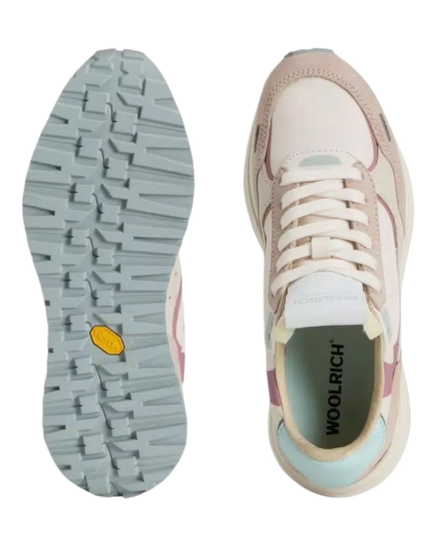 WOOLRICH RETRO DONNA IN CAMOSCIO BEIGE/ROSA