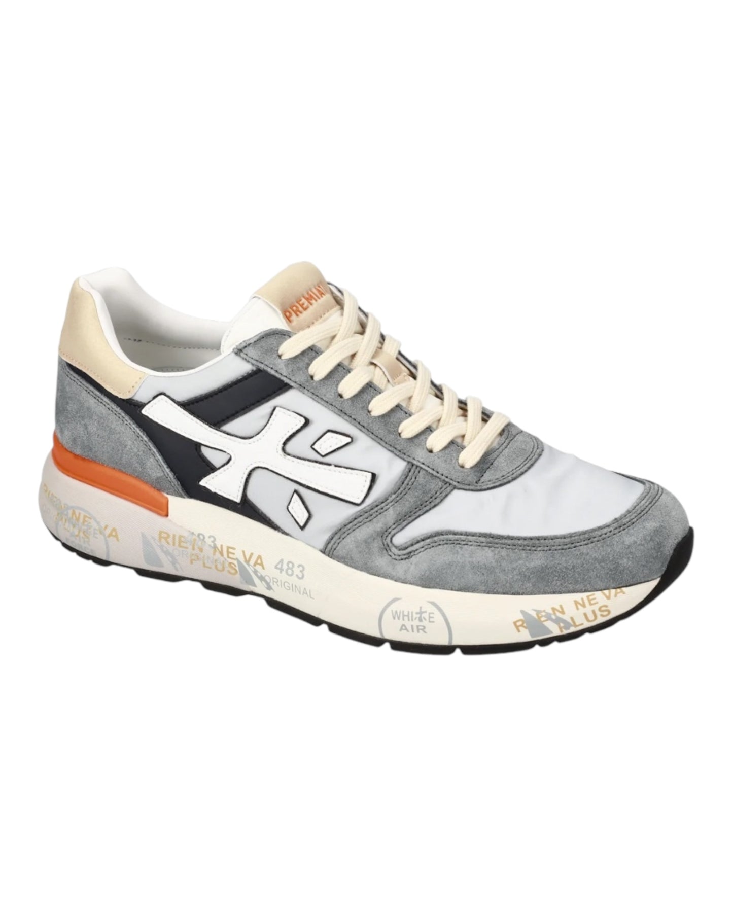 PREMIATA MICK 7245 IN CAMOSCIO AZZURRO