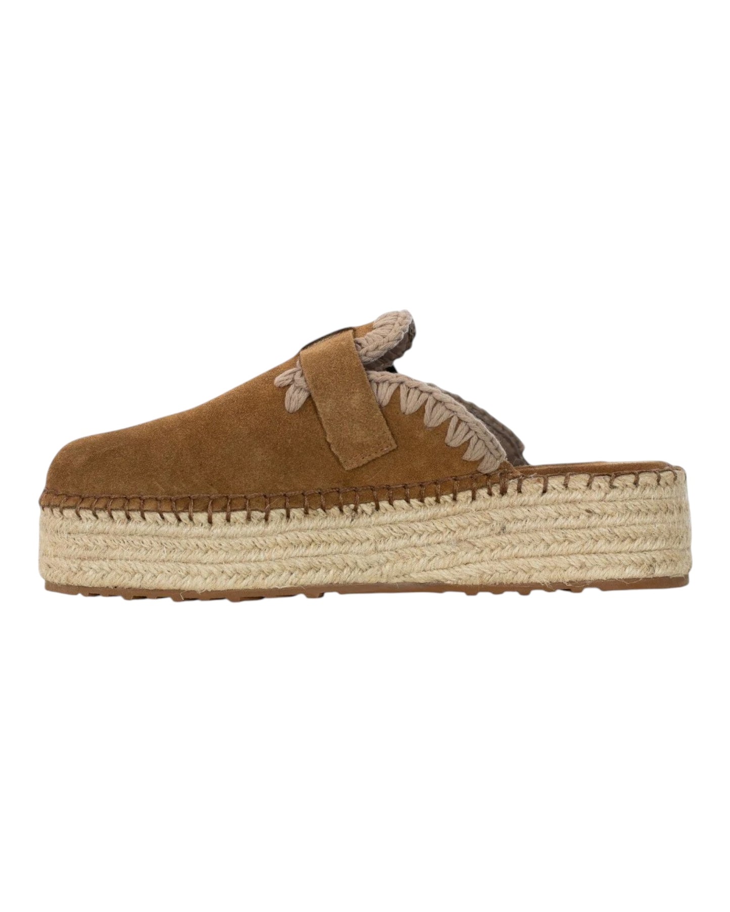MOU JUTE CLOG SUEDE COG IN CAMOSCIO