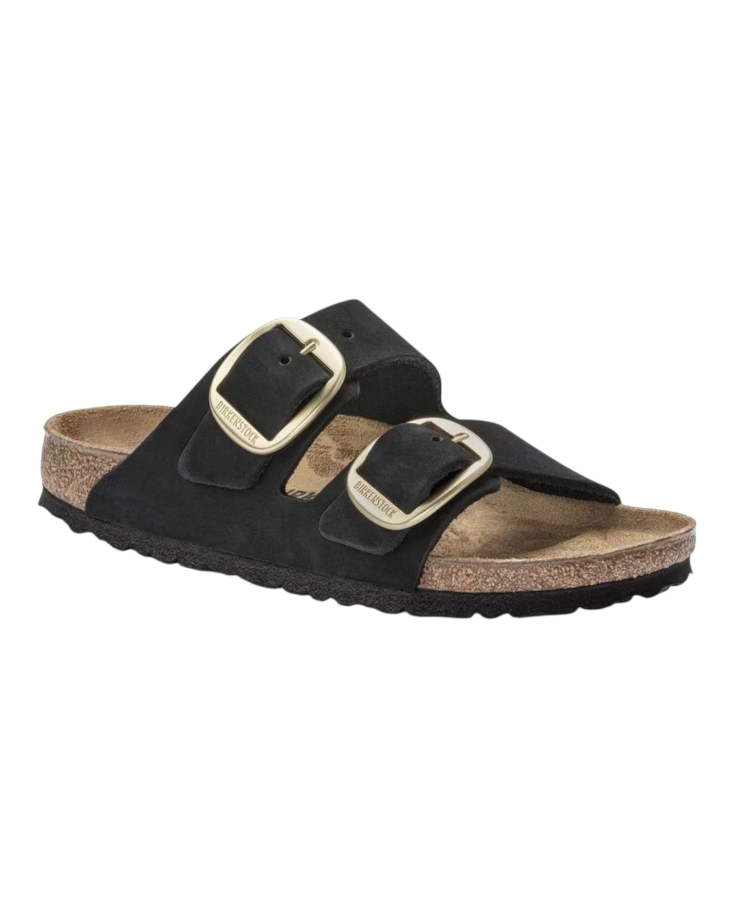 BIRKENSTOCK BIG BUCKLE IN NABUK NERO
