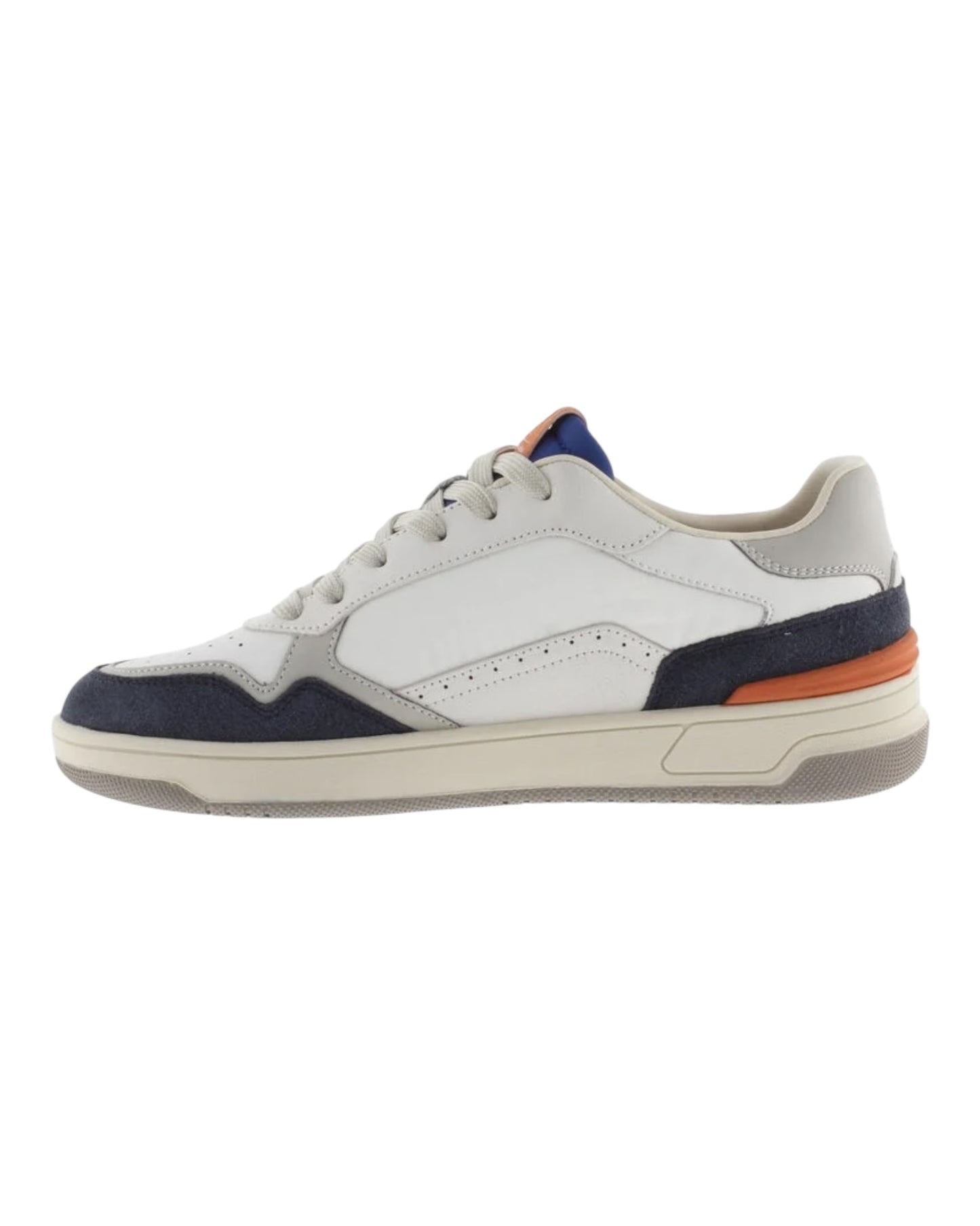 VICTORIA 8800124 SNEAKERS IN PELLE E CAMOSCIO BIANCA/BLU