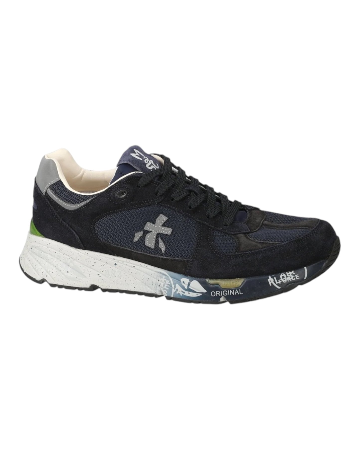 PREMIATA 6887 MASE IN CAMOSCIO BLU