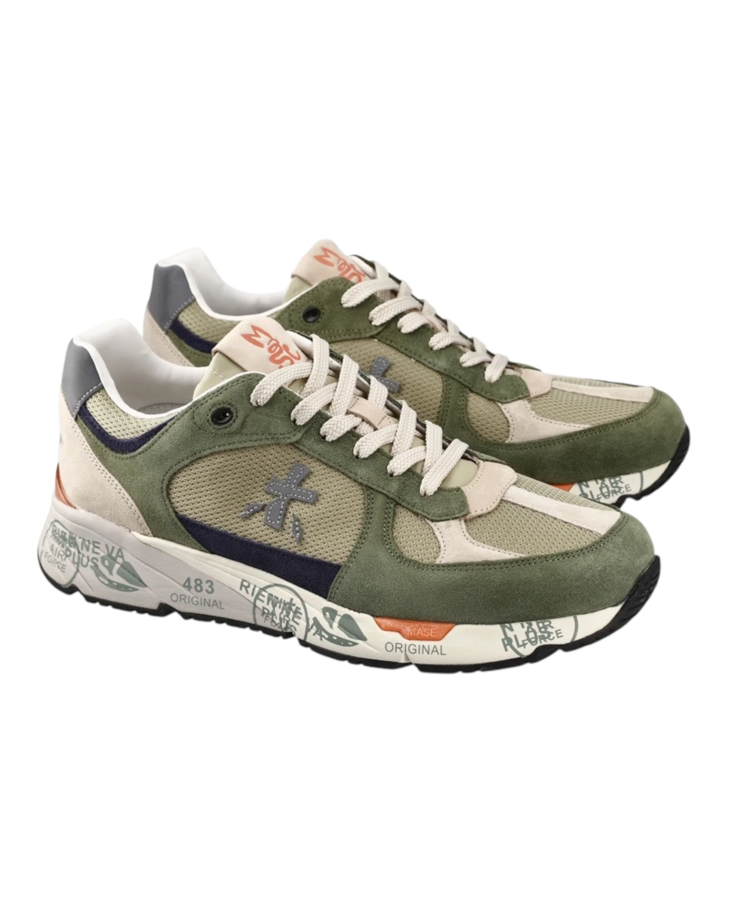 PREMIATA MASE 7295 IN CAMOSCIO VERDE