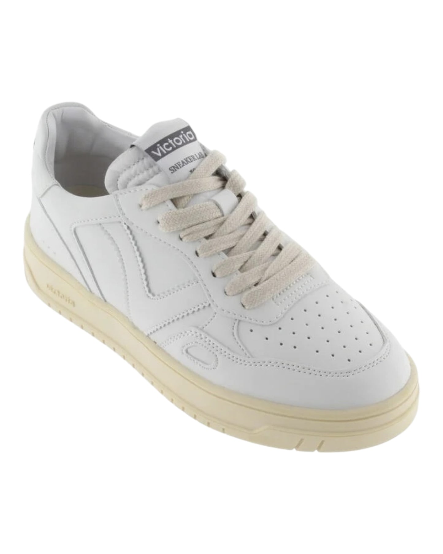 VICTORIA 1001257 IN PELLE BIANCA