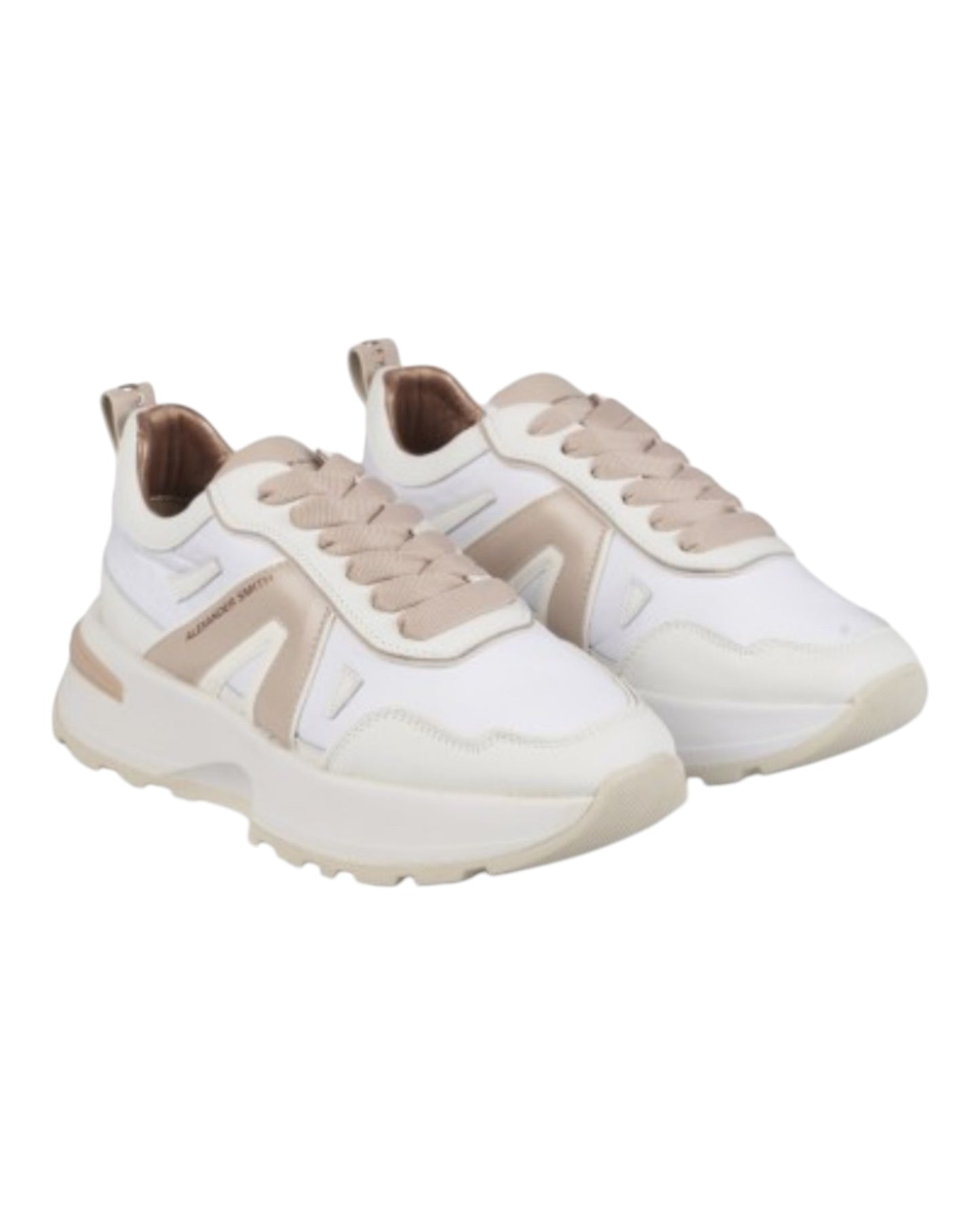 ALEXANDER SMITH LIVERPOOL IN PELLE BIANCA/NUDE