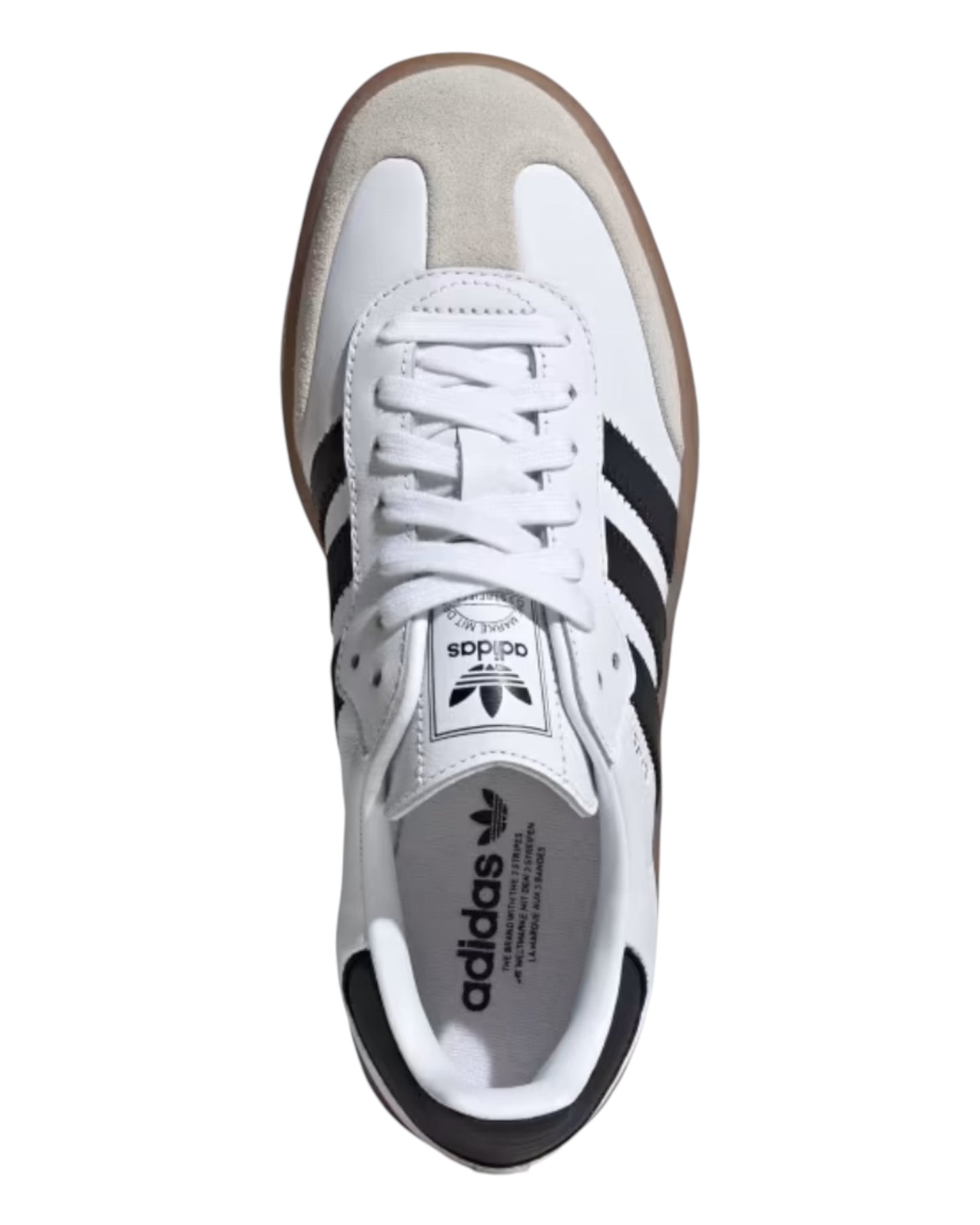 ADIDAS SAMBAE PLATFORM BIANCA/NERA