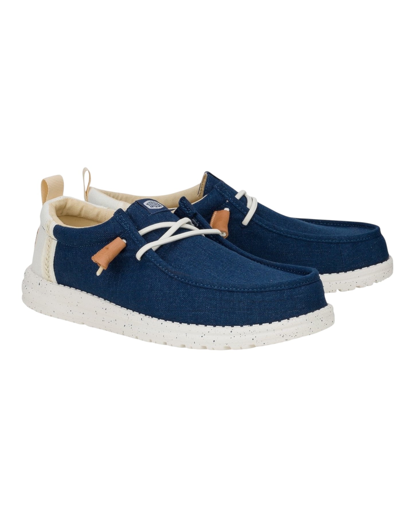 HEY DUDE WALLY LINEN BLU