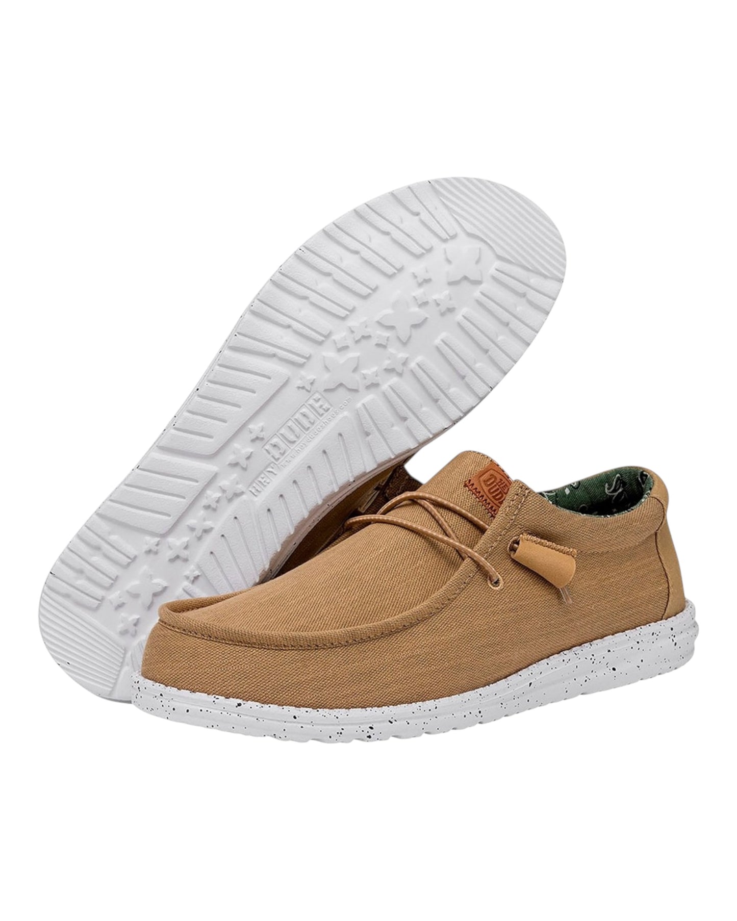 HEY DUDE WALLY WASHED IN CANVAS BEIGE