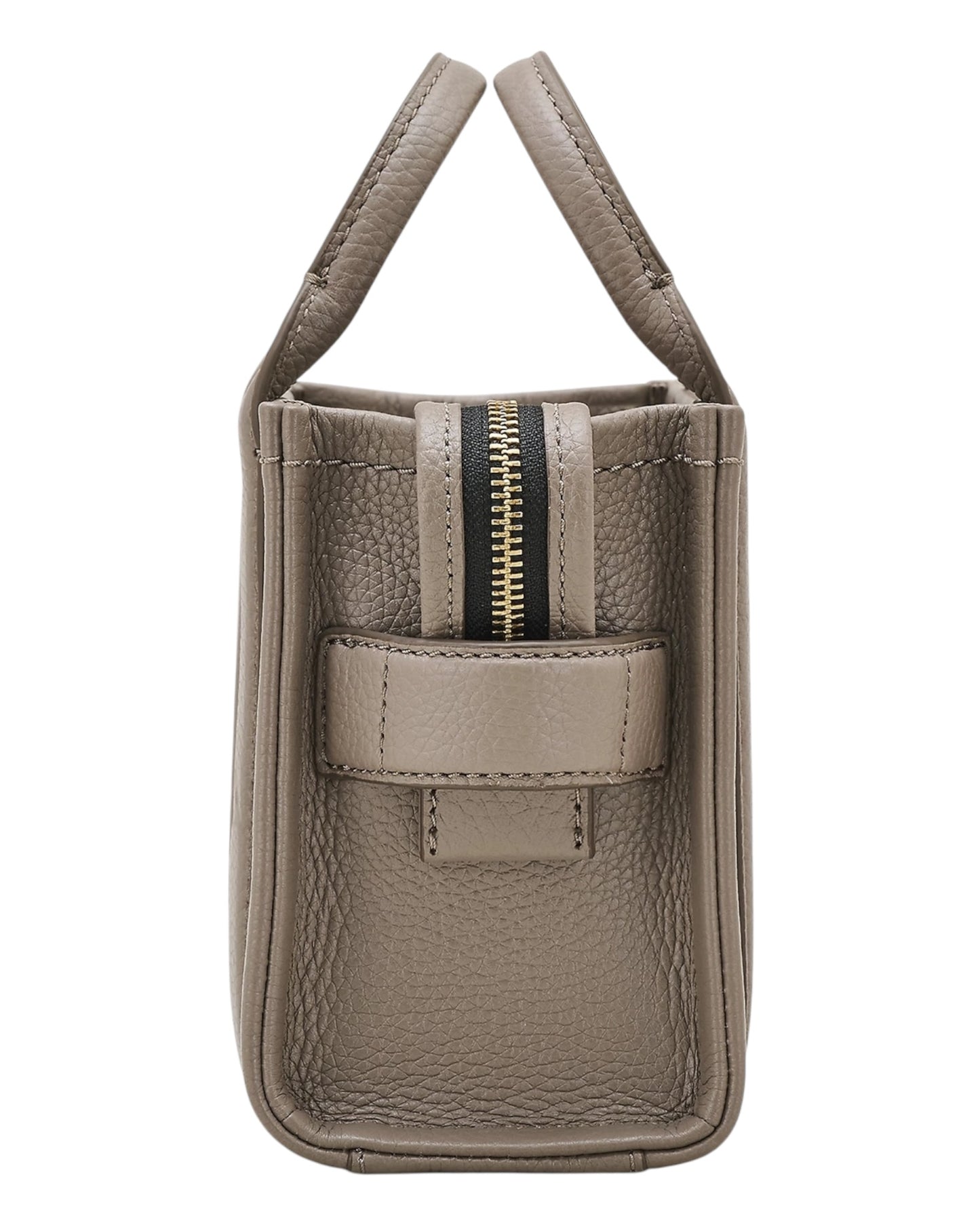 MARC JACOBS LEATHER CROSSBODY IN PELLE WOLF GREY