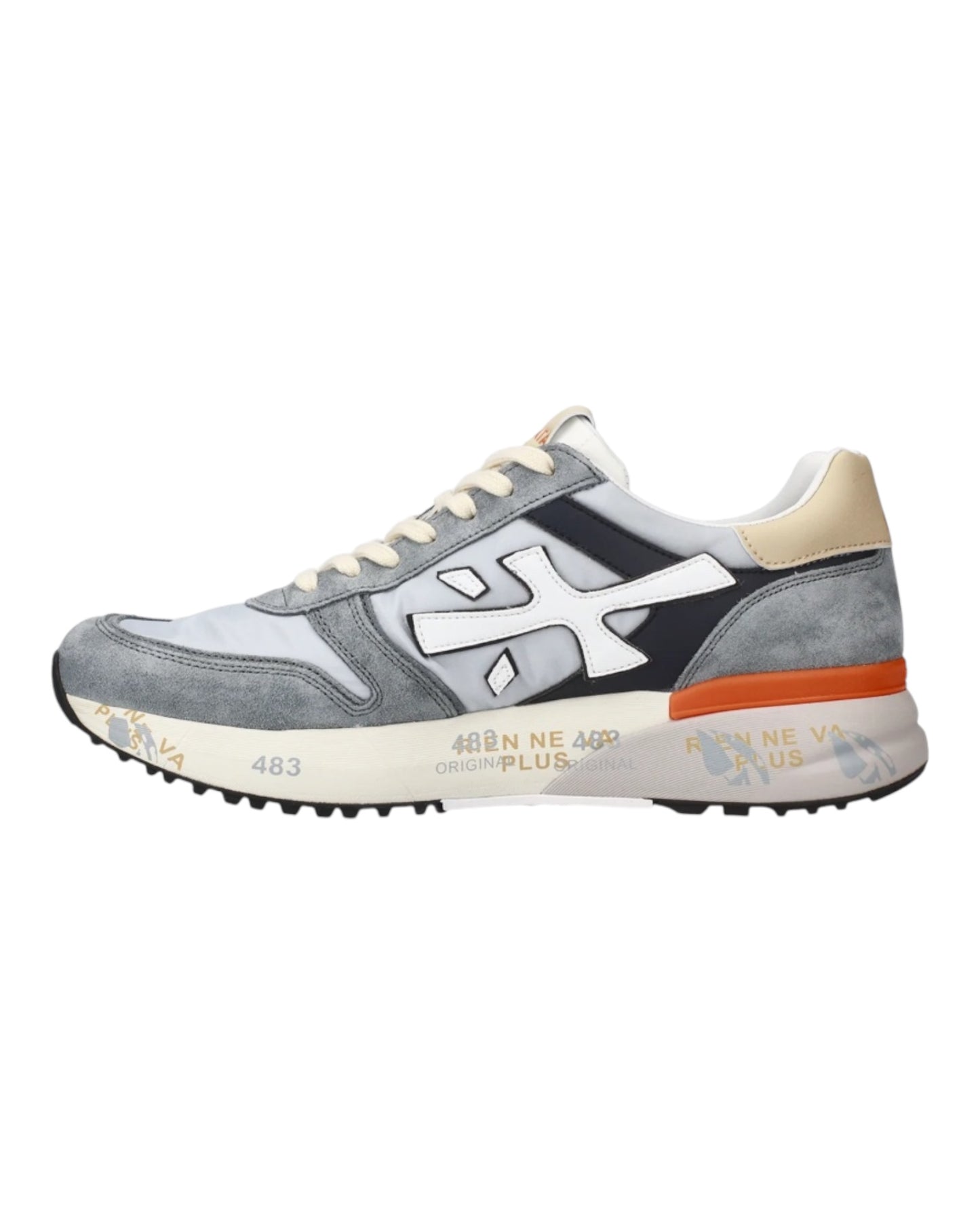 PREMIATA MICK 7245 IN CAMOSCIO AZZURRO