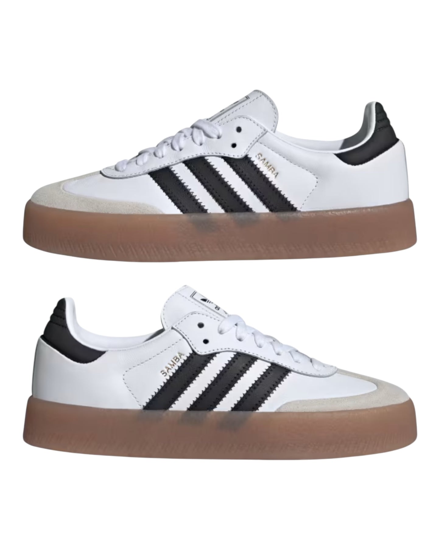 ADIDAS SAMBAE PLATFORM BIANCA/NERA