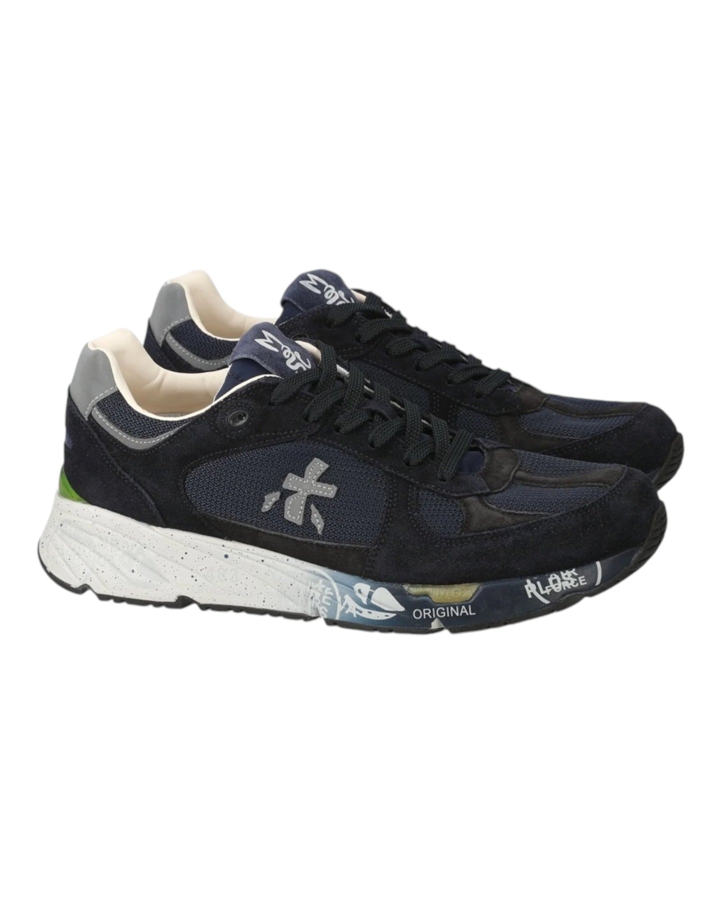 PREMIATA 6887 MASE IN CAMOSCIO BLU