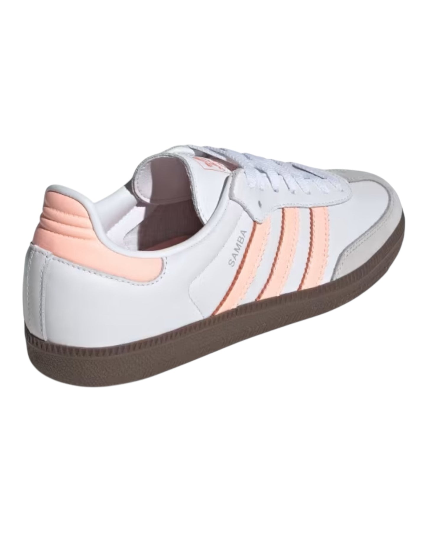 ADIDAS SAMBA OG IN PELLE BIANCA BANDE ROSA