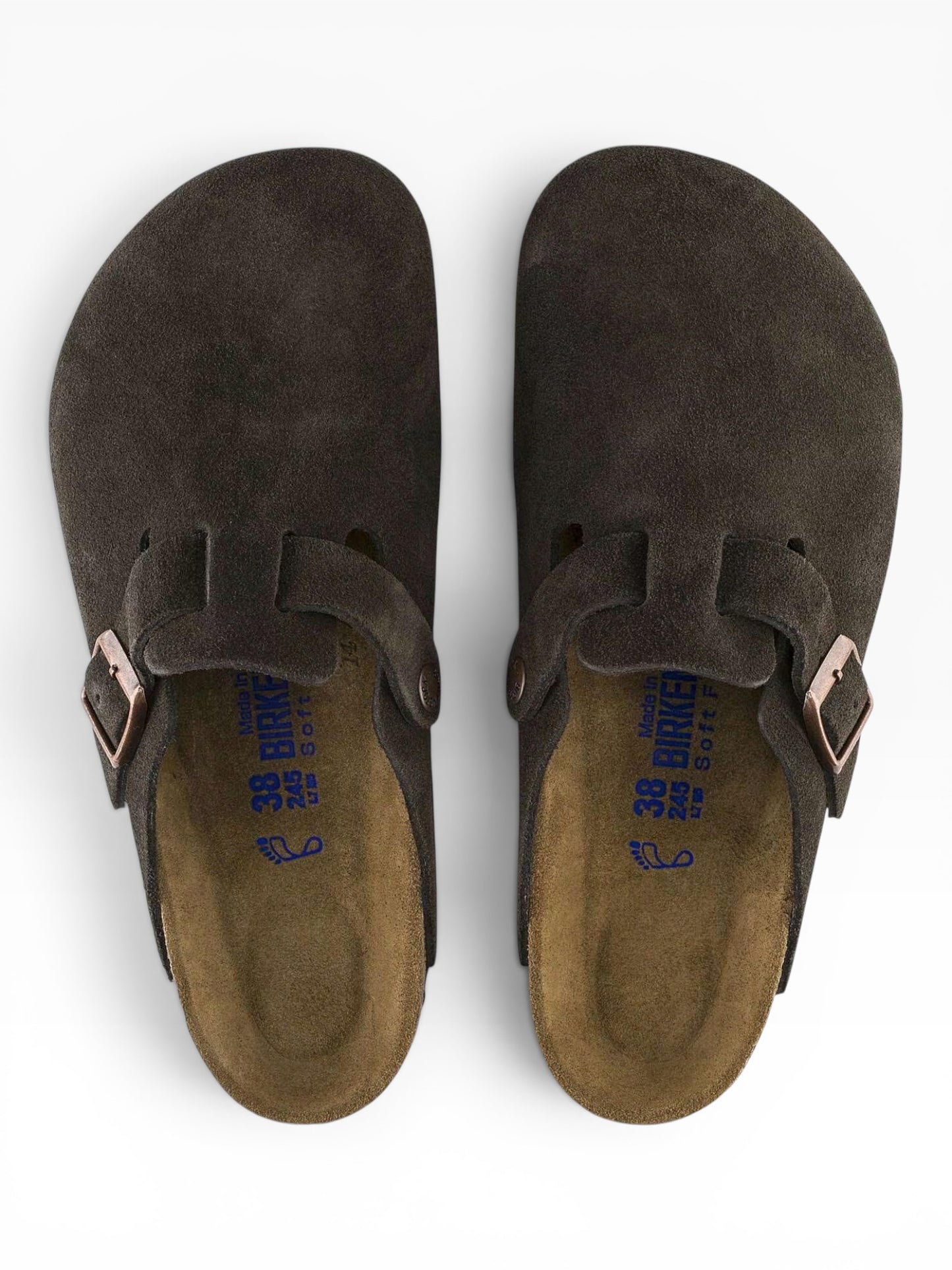 BIRKENSTOCK BOSTON SOFT 660463 MOCCA MARRONE