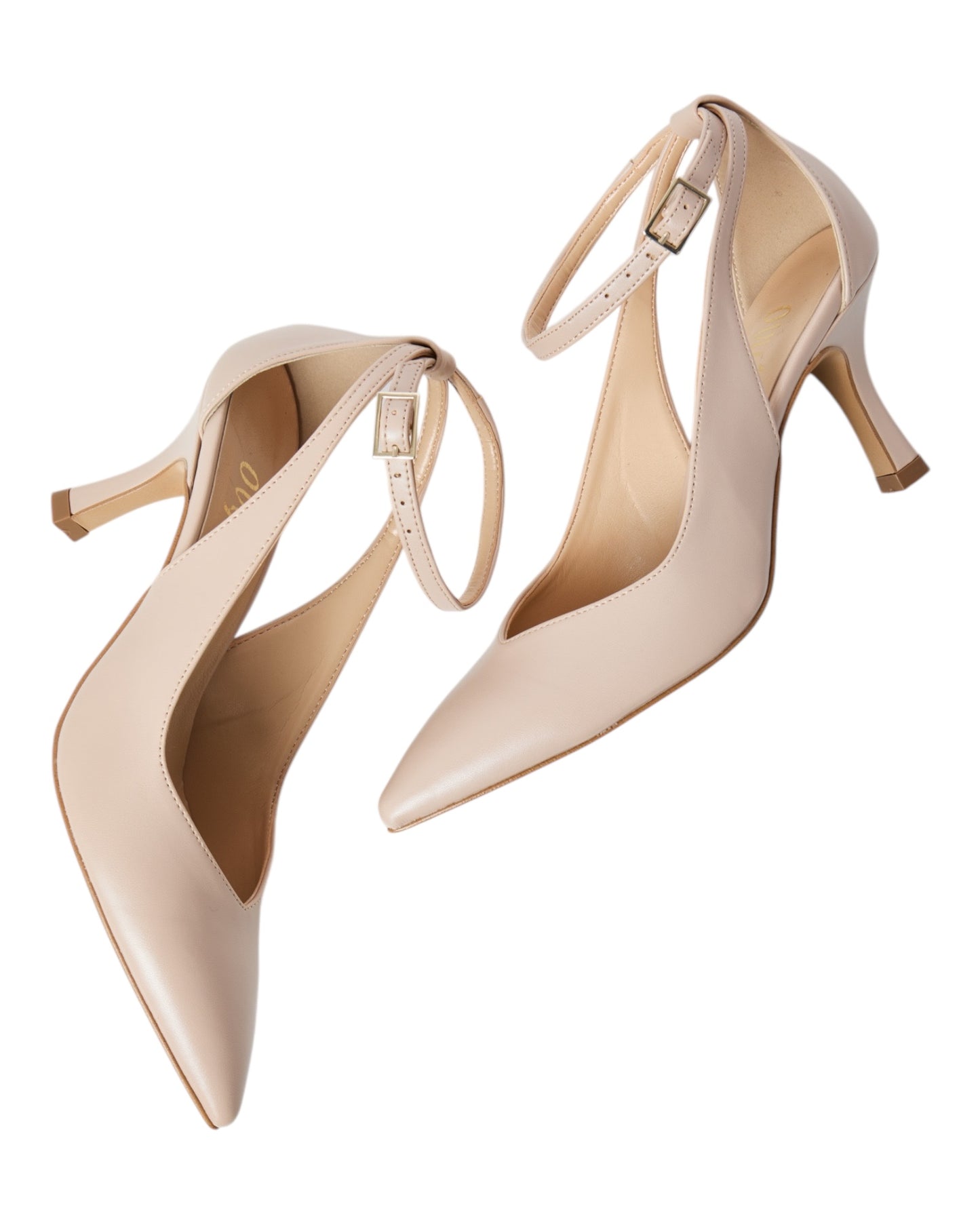 OVYE' M0462164 DECOLLETE' IN PELLE BEIGE