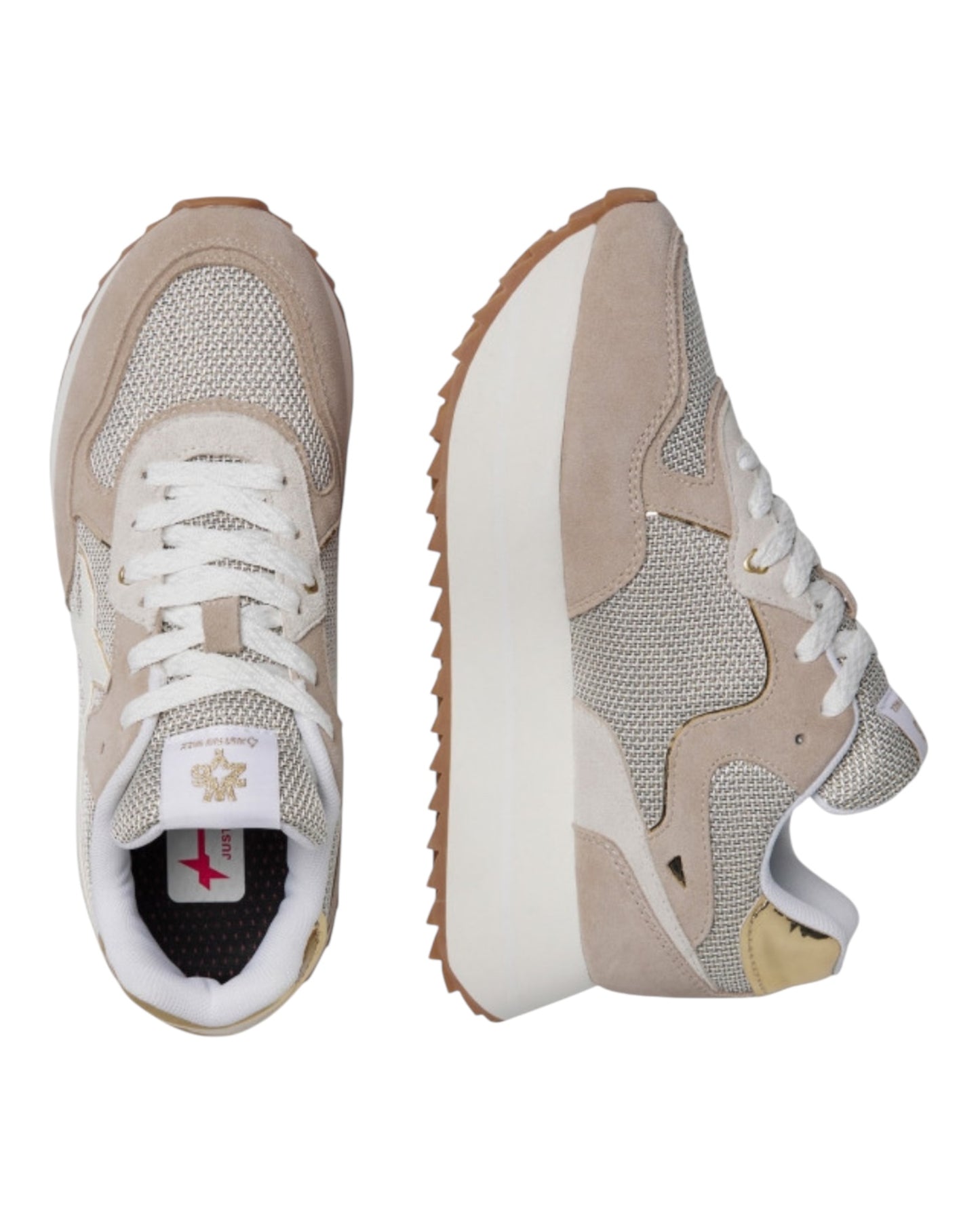 W6YZ DEVA TESSUTO BEIGE/ORO