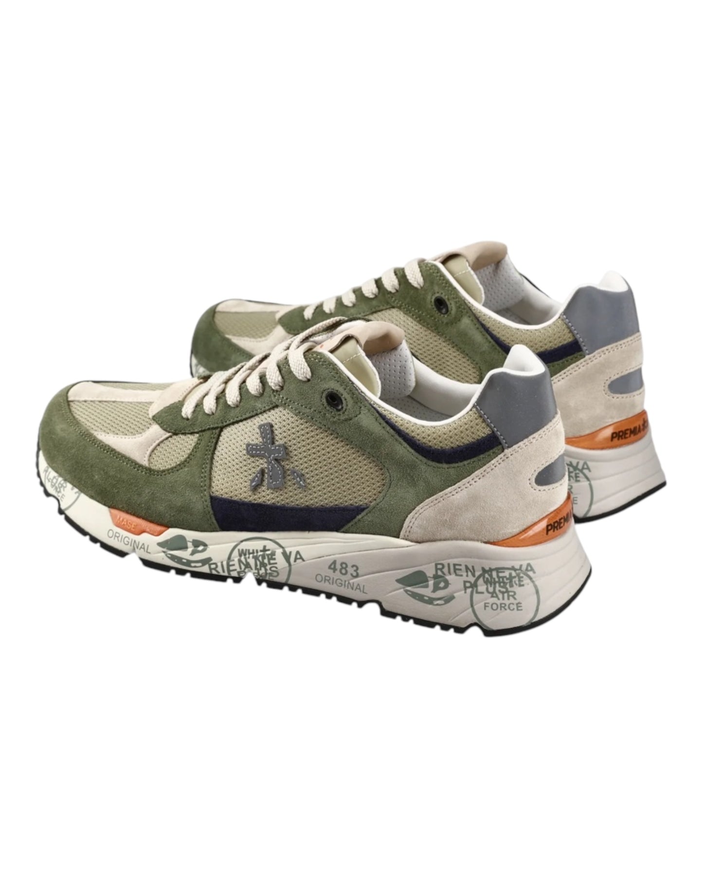 PREMIATA MASE 7295 IN CAMOSCIO VERDE