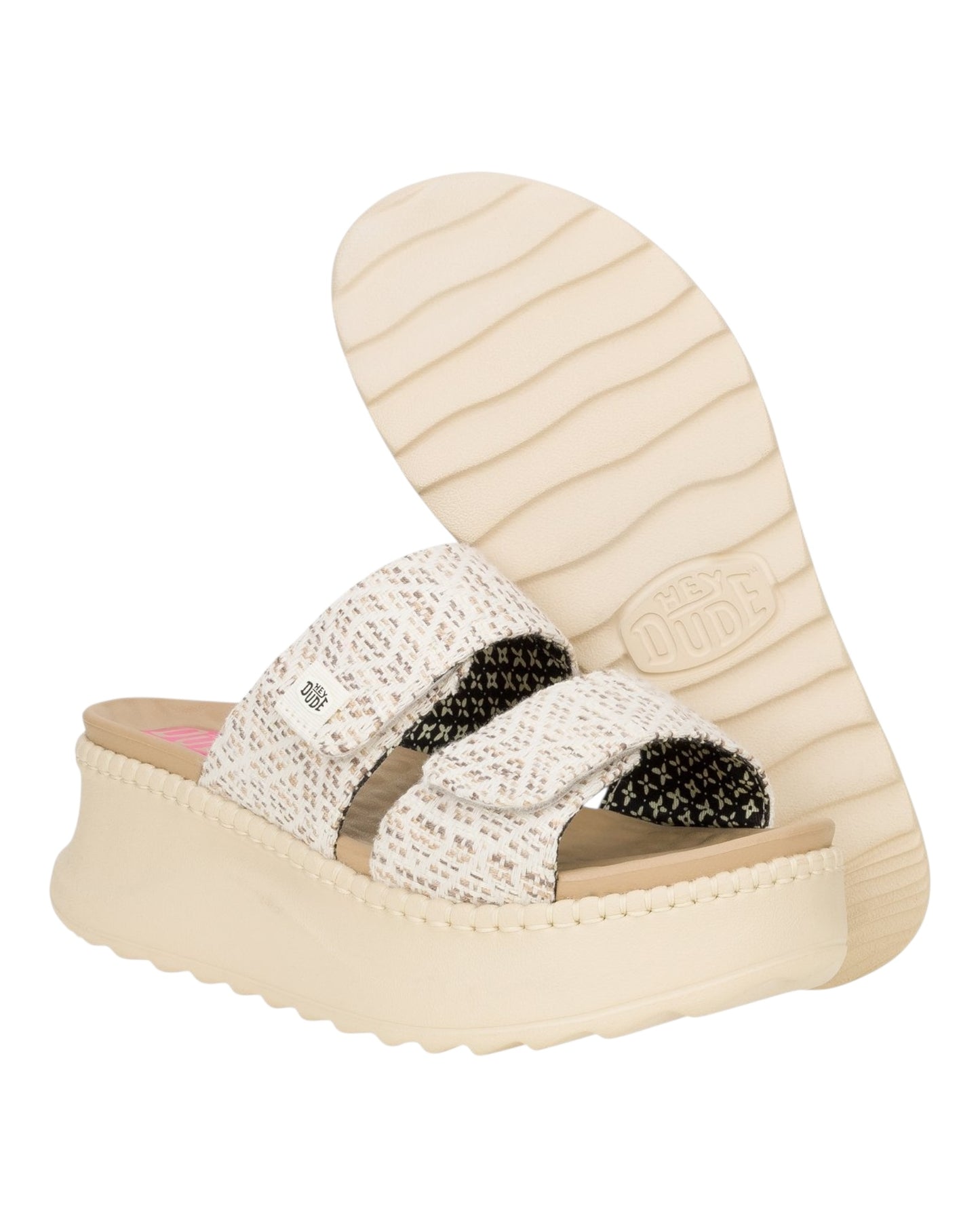 HEY DUDE DELRAY SURF IN TESSUTO BEIGE