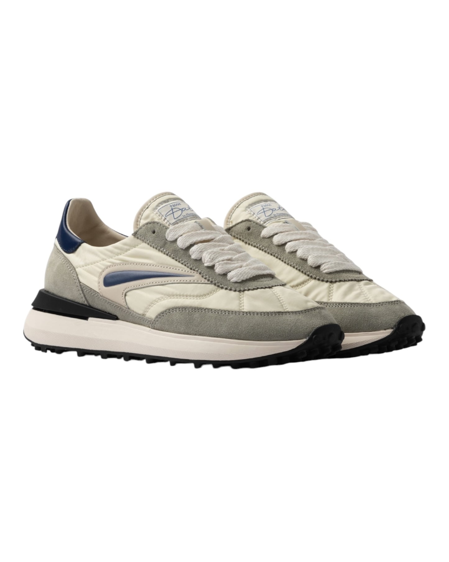 DATE ATHLETA IN CAMOSCIO E TESUUTO GRIGIO/BEIGE