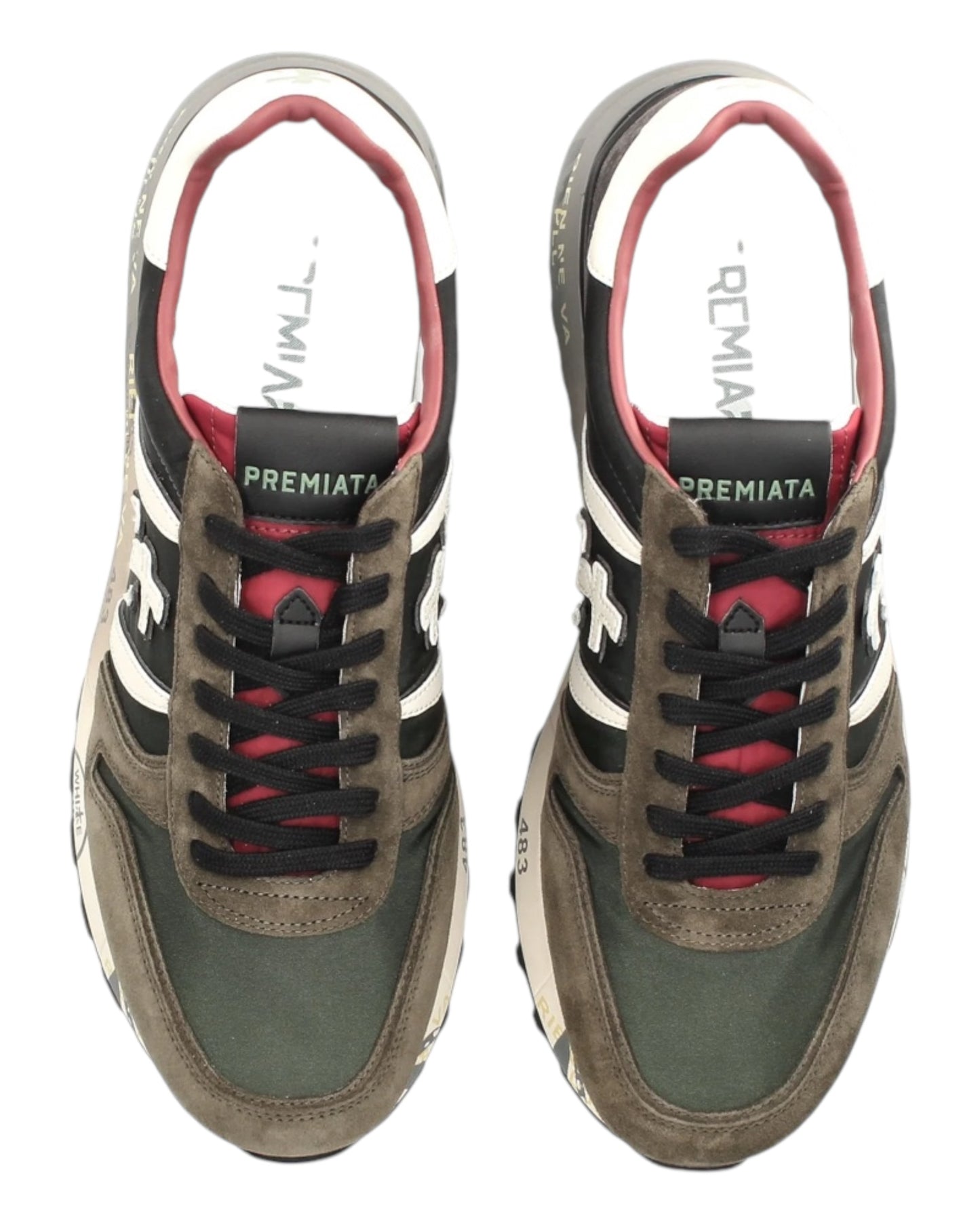 PREMIATA LANDER 6905 IN CAMOSCIO VERDE