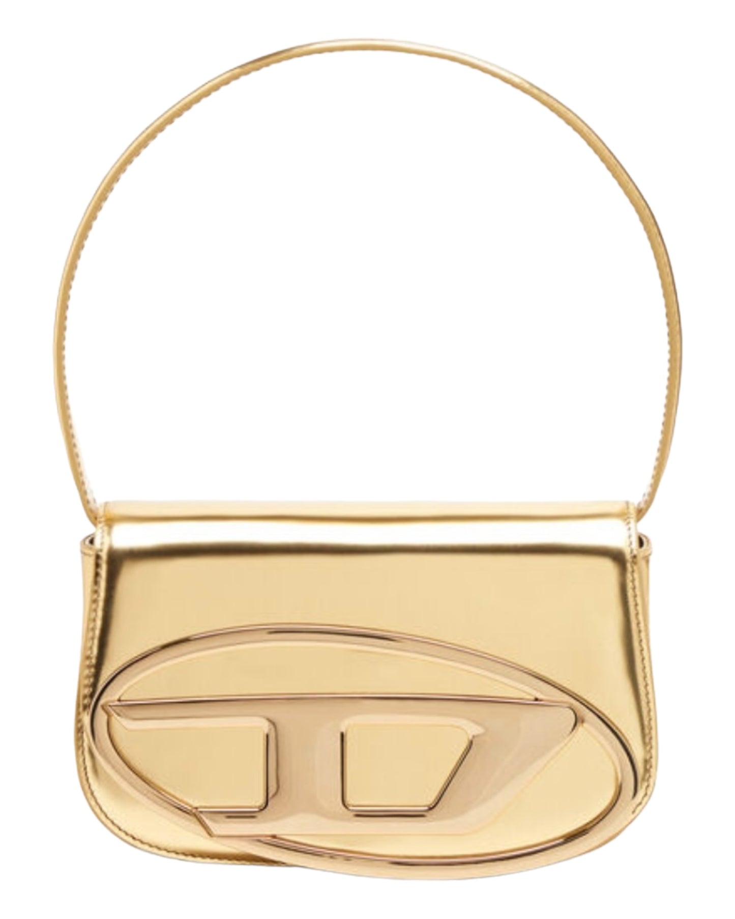 DIESEL 1DR BORSA LAMINATA ORO MISURA GRANDE