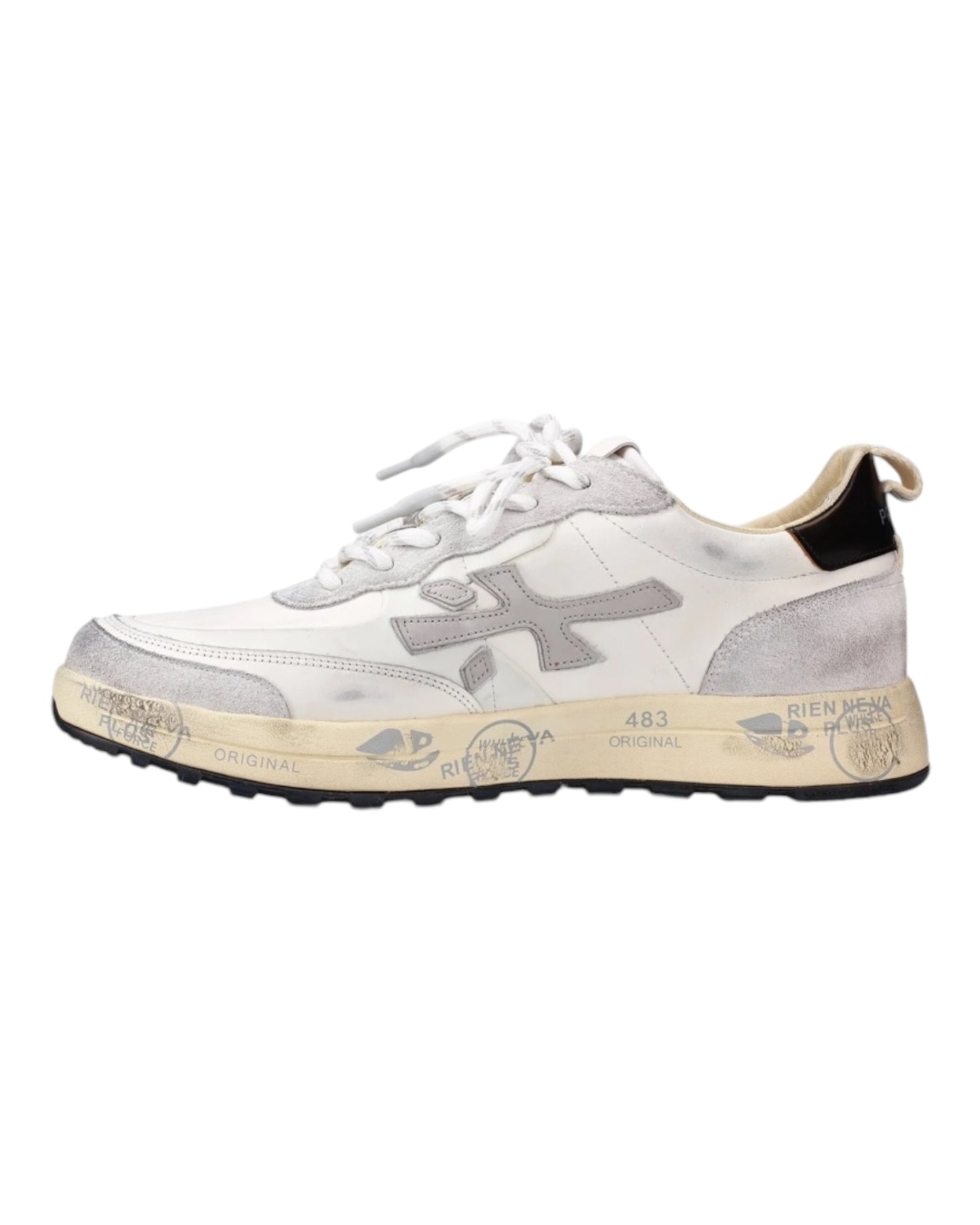 PREMIATA NOUS 6765 IN PELLE BIANCA