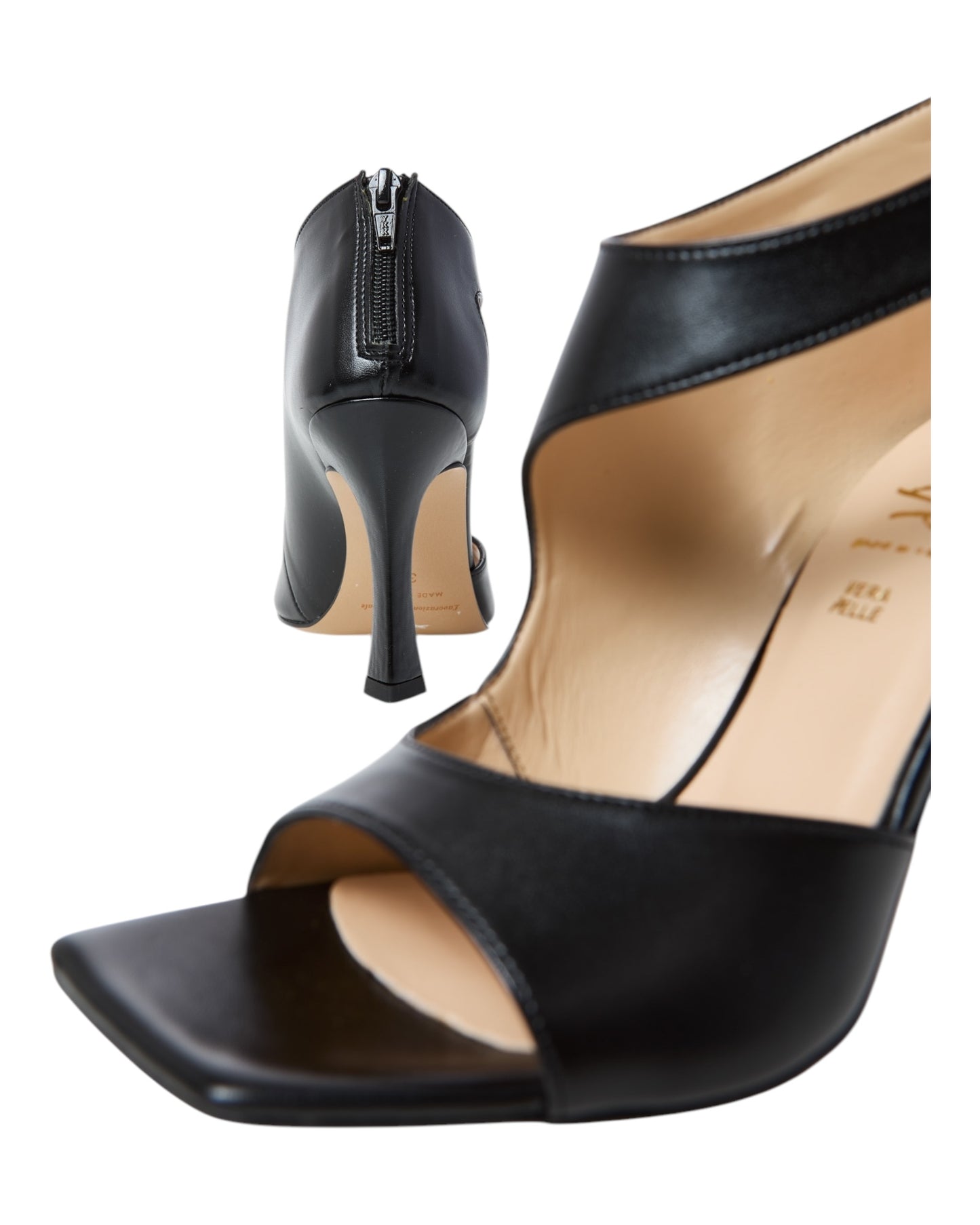 OVYE' 014OILIV SANDALO IN PELLE NERO