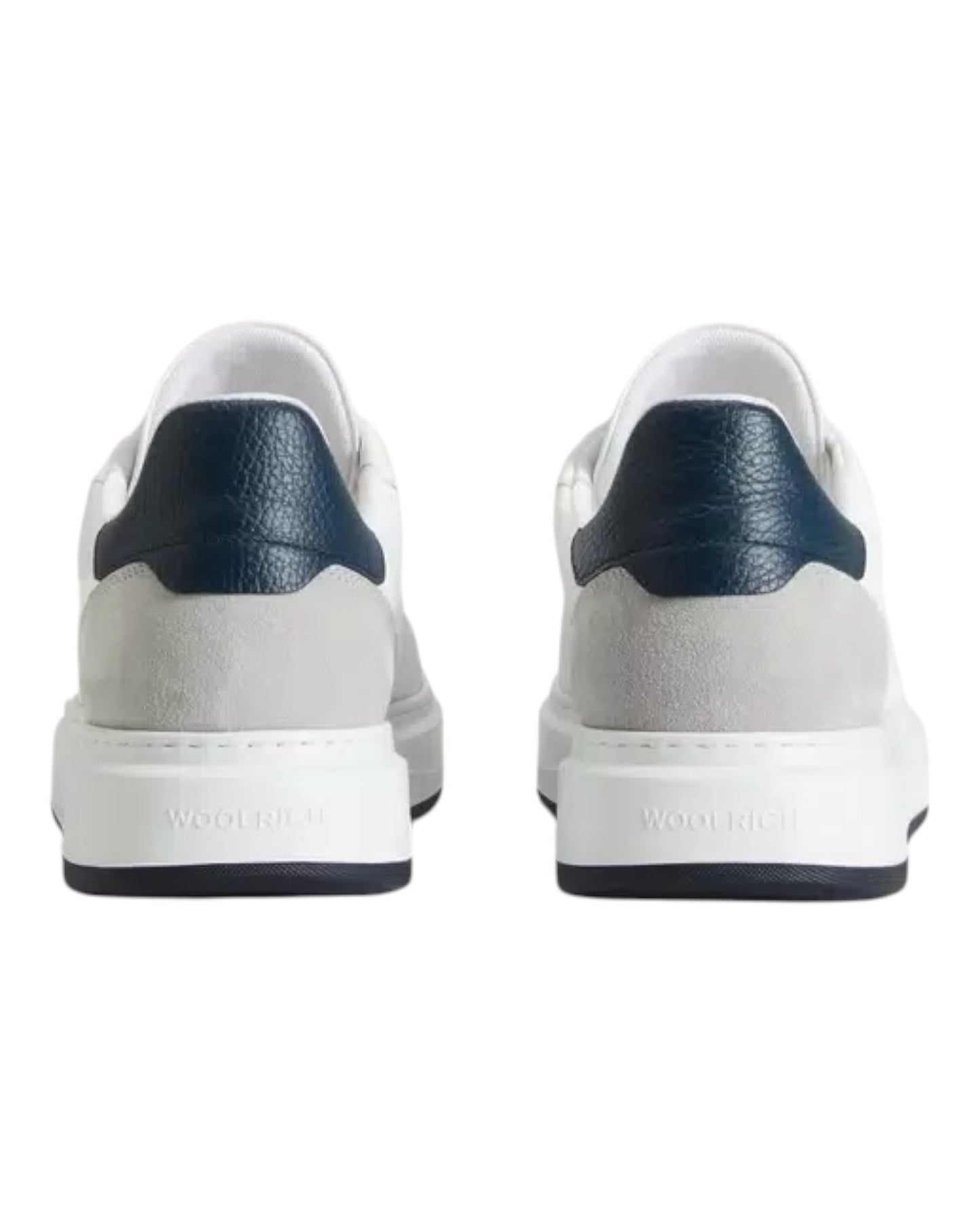 WOOLRICH ARROW PELLE BIANCA/BLU
