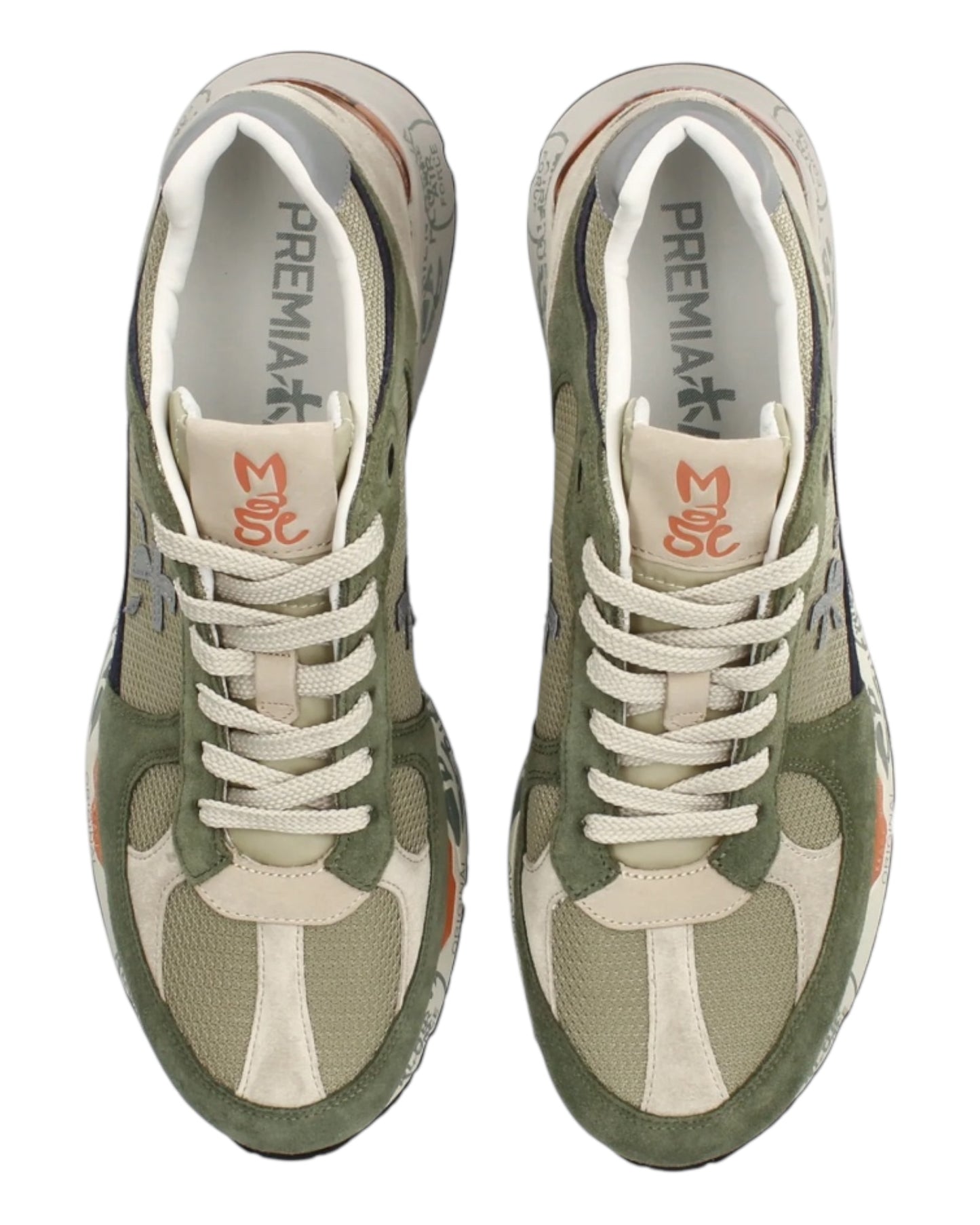 PREMIATA MASE 7295 IN CAMOSCIO VERDE