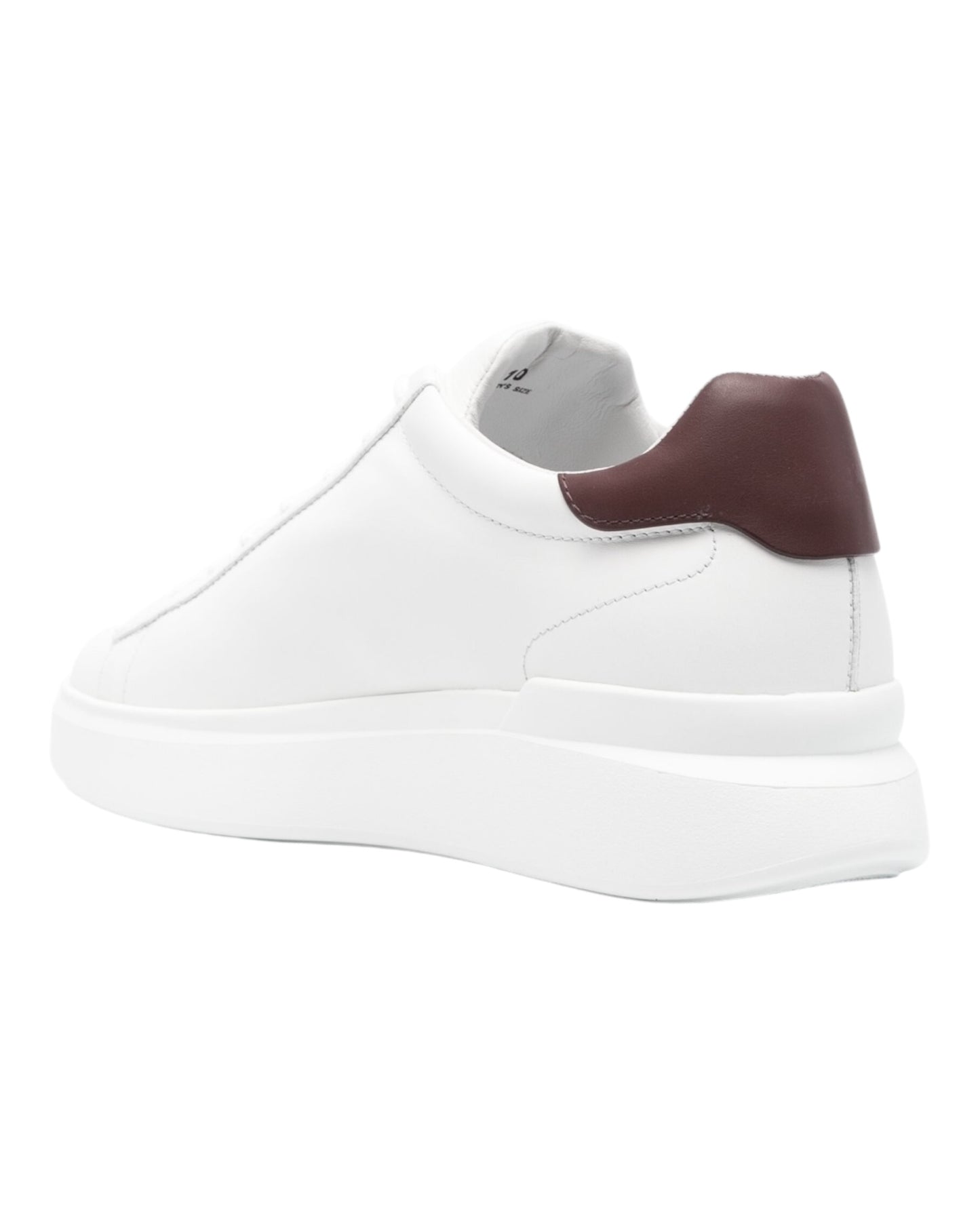 HOGAN 5800 HXM PELLE BIANCA/BORDEAUX