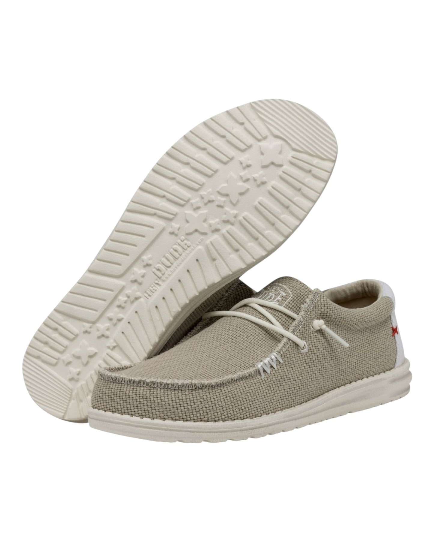 HEY DUDE WALLY BRAIDED IN TESSUTO BEIGE