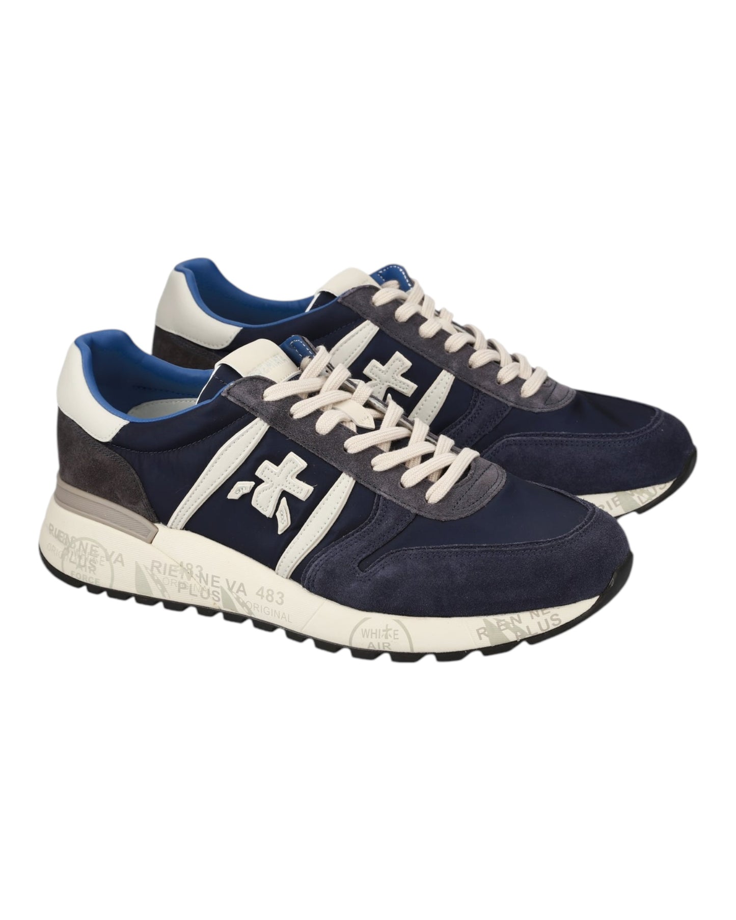 PREMIATA LANDER 7204 IN CAMOSCIO BLU