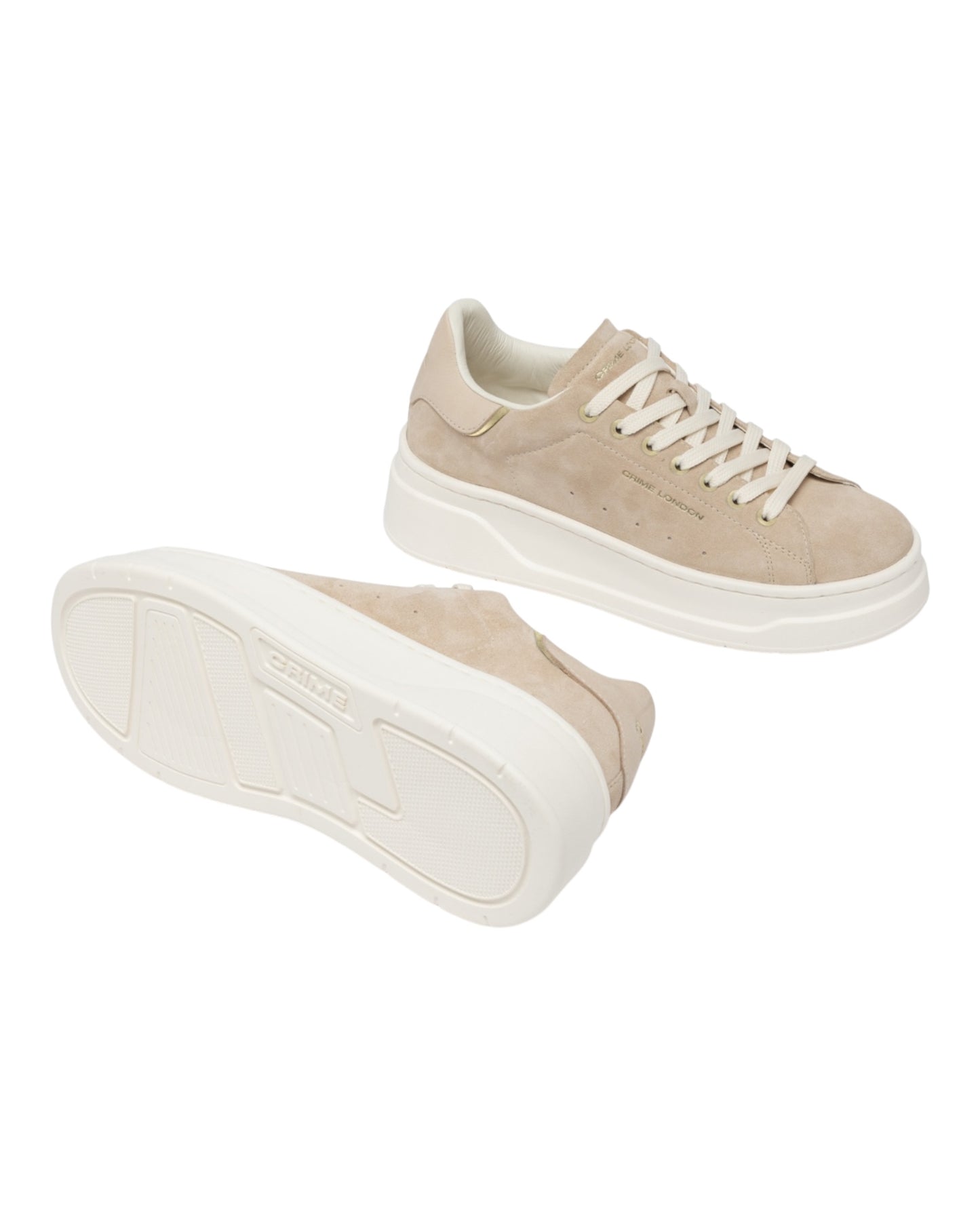 CRIME LONDON SONIK IN CAMOSCIO BEIGE