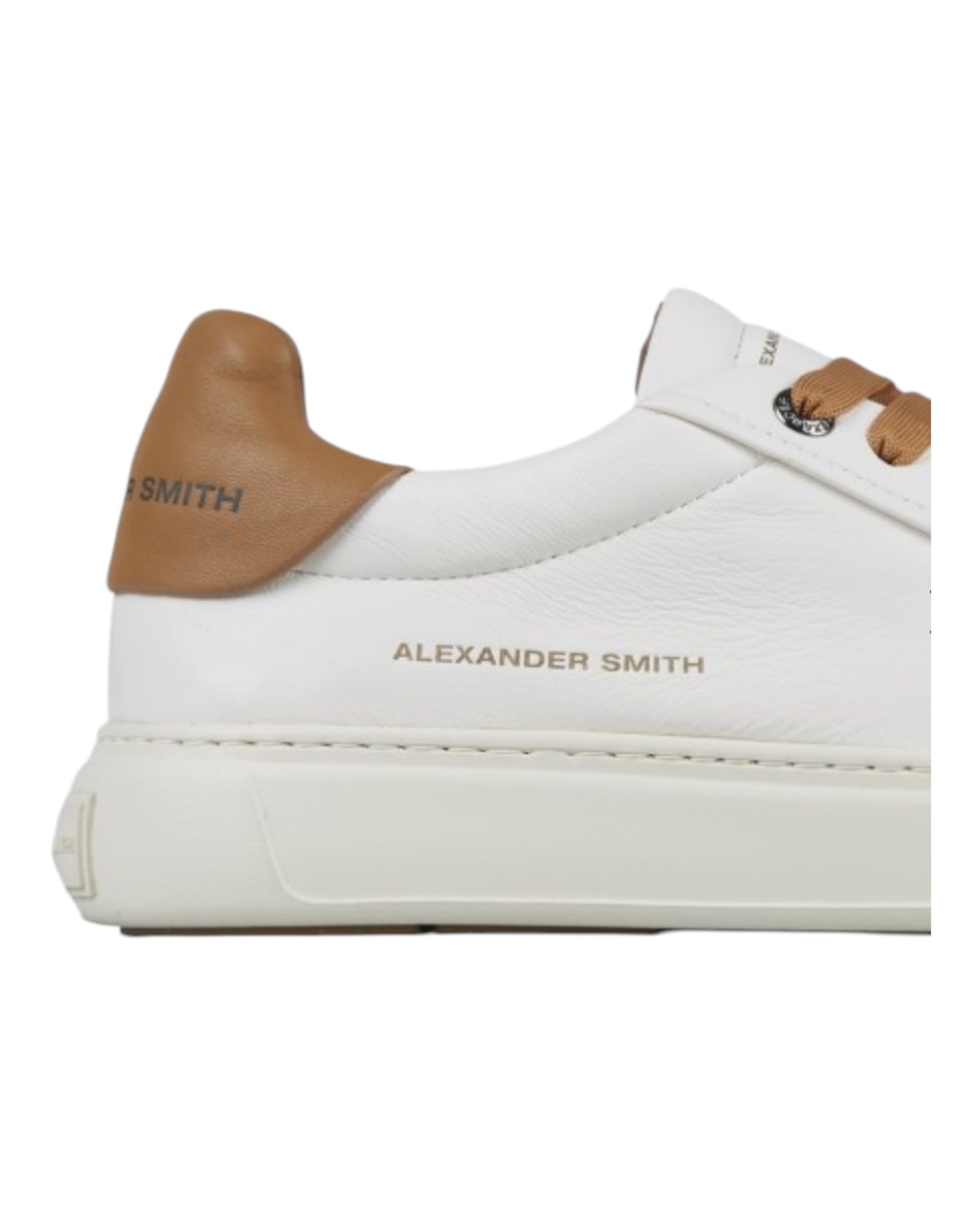 ALEXANDER SMITH SOHO PELLE BIANCA/MARRONE