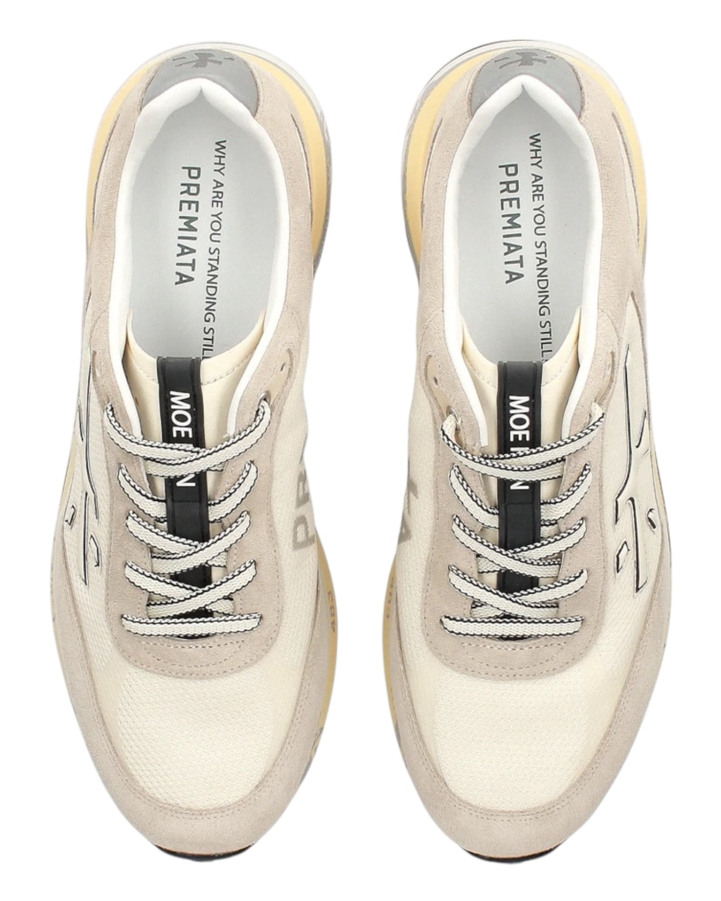 PREMIATA MOERUN 7298 IN CAMOSCIO E TESSUTO BEIGE