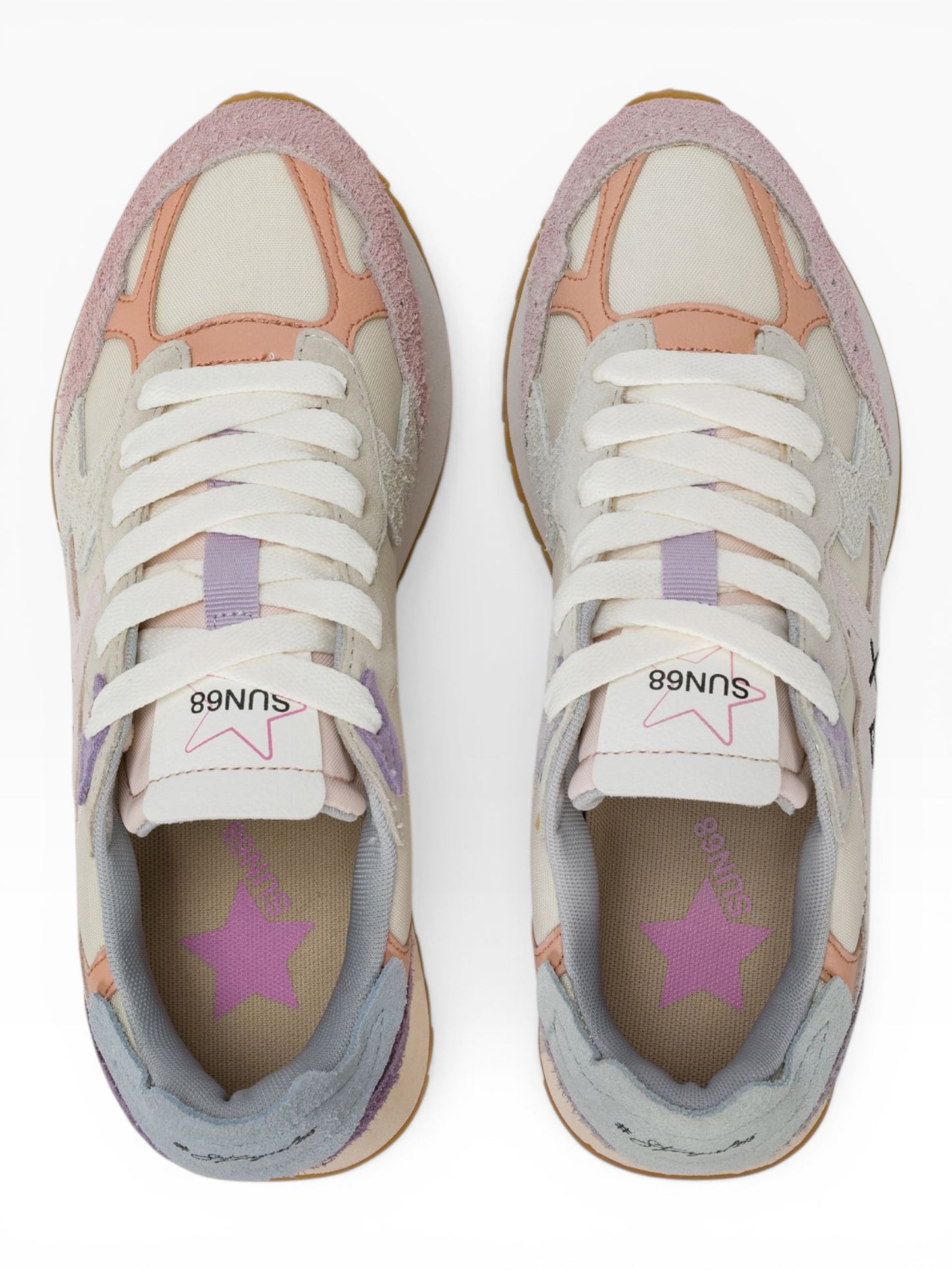 SUN68 STARGIRL MULTI 31 BIANCO/PANNA