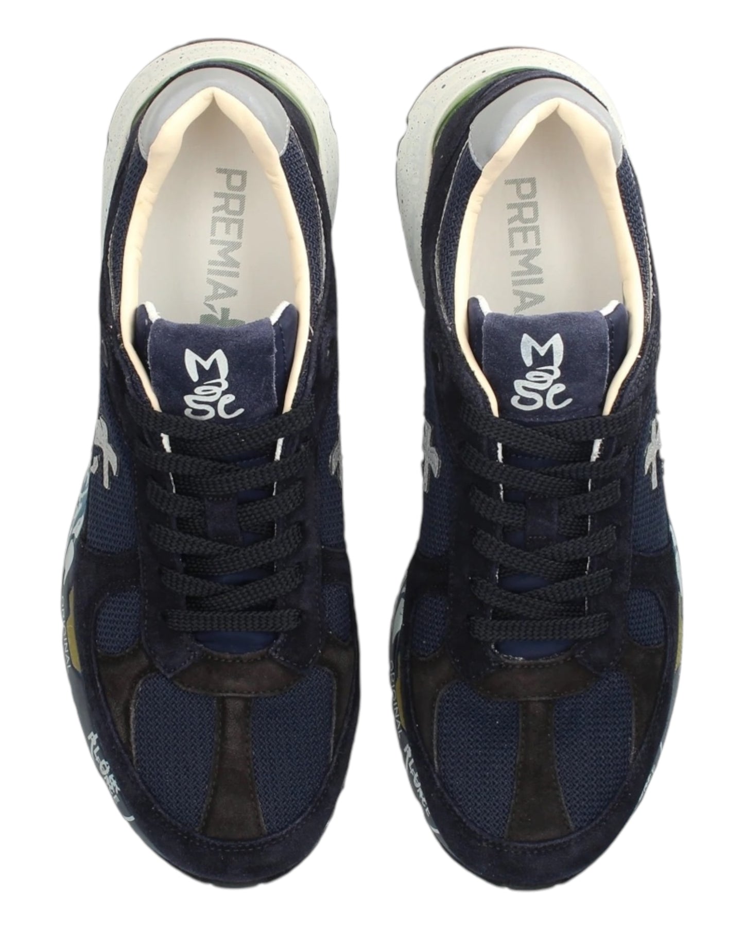 PREMIATA 6887 MASE IN CAMOSCIO BLU