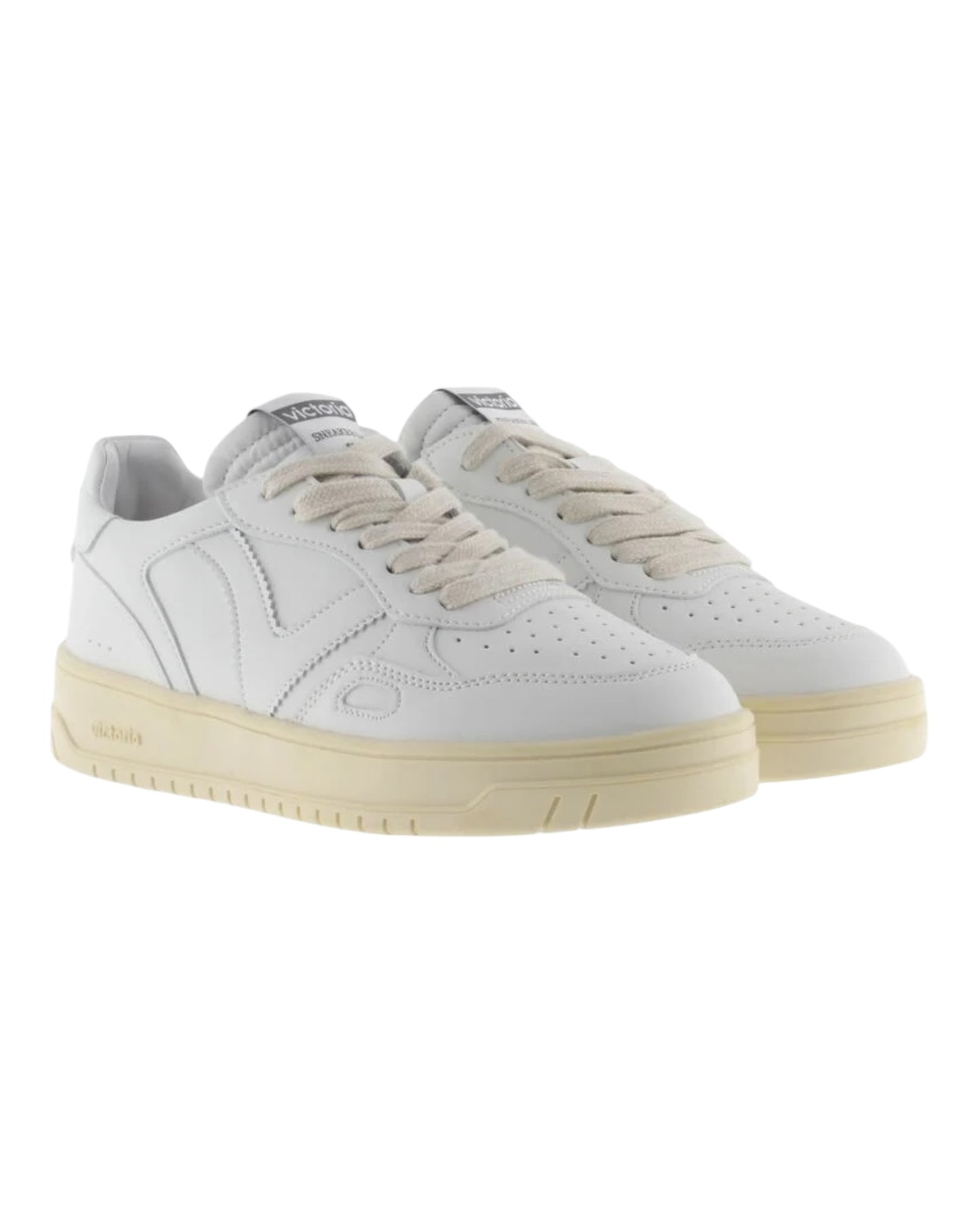 VICTORIA 1001257 IN PELLE BIANCA