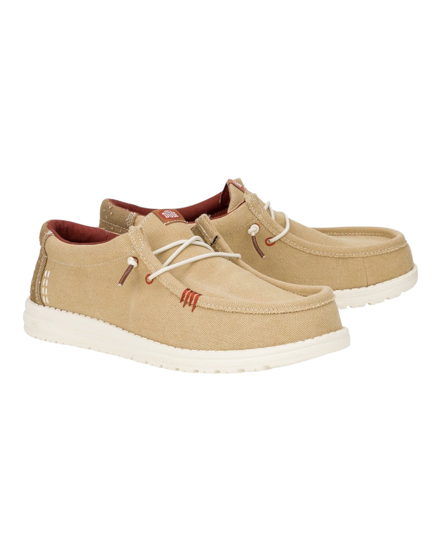 HEY DUDE WALLY WORKWEAR IN TESSUTO BEIGE