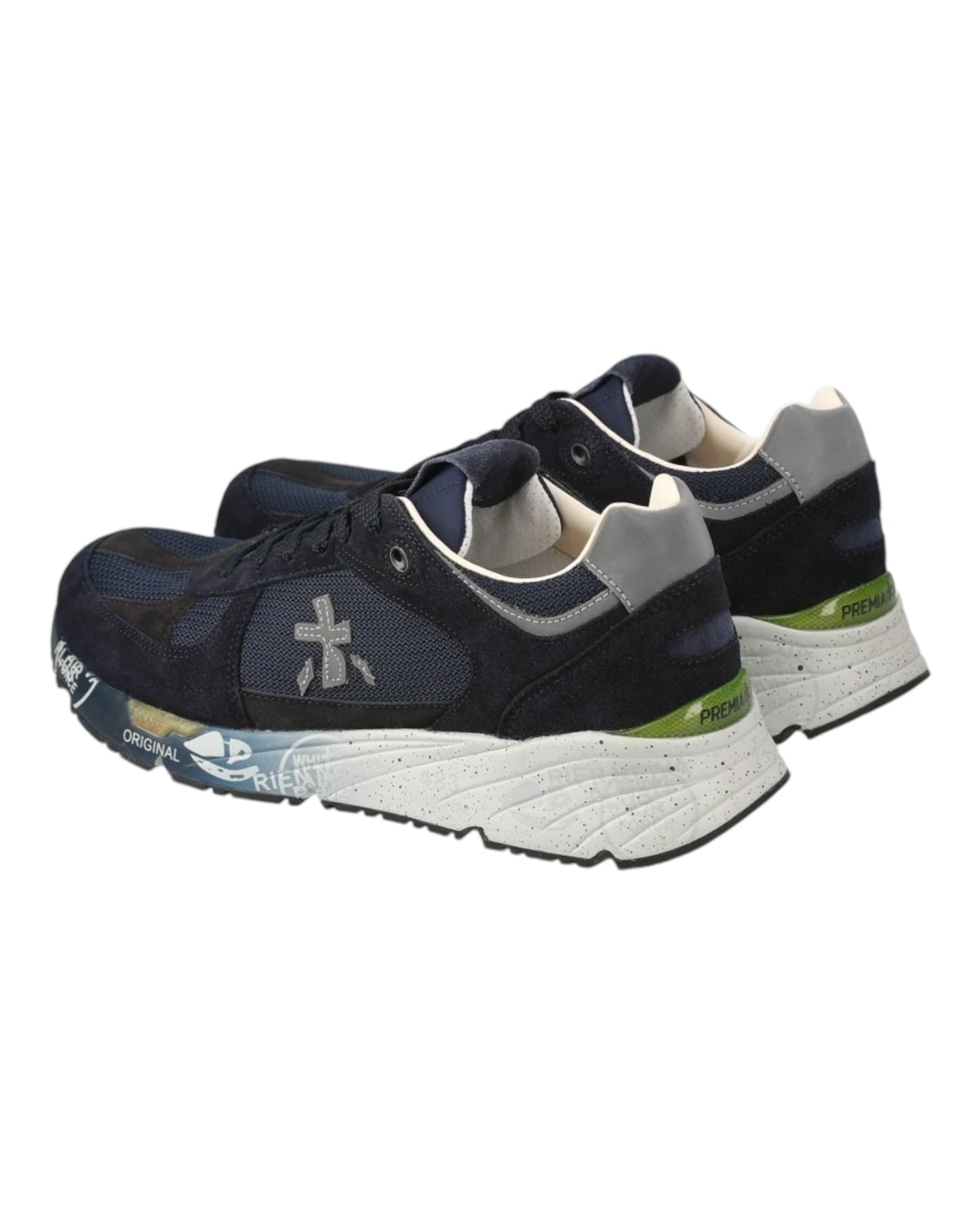 PREMIATA 6887 MASE IN CAMOSCIO BLU