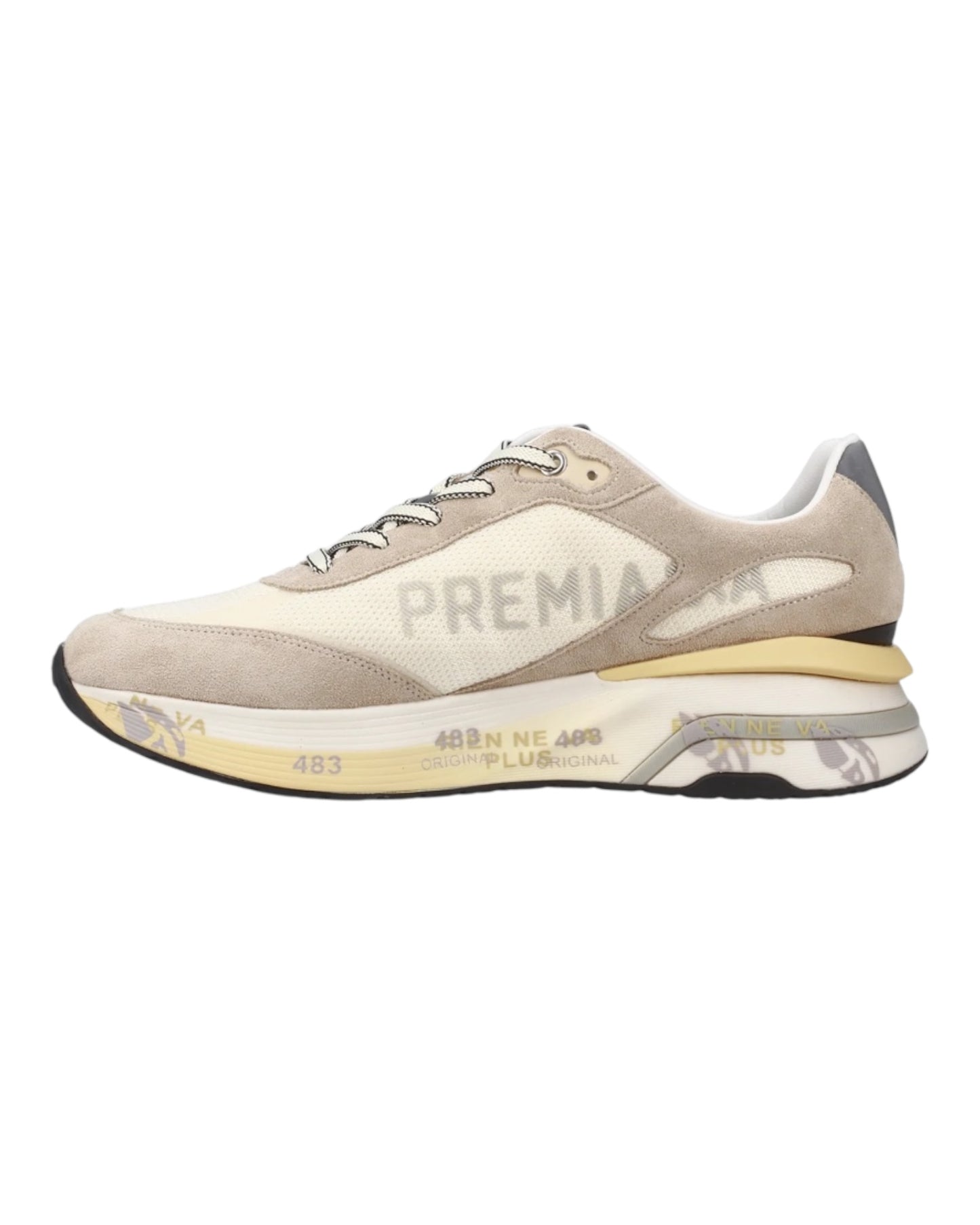 PREMIATA MOERUN 7298 IN CAMOSCIO E TESSUTO BEIGE