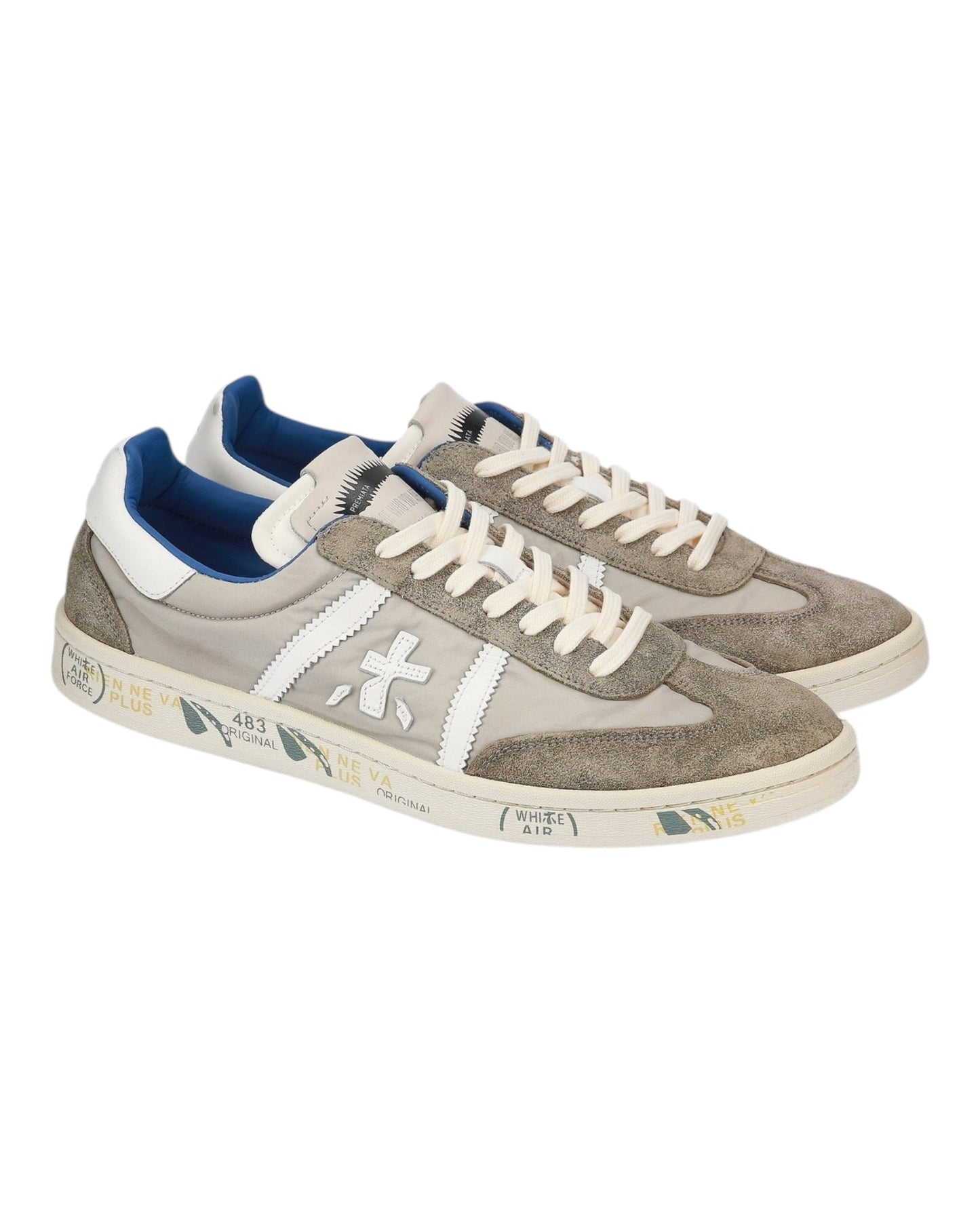 PREMIATA BONNIE 6762 IN CAMOSCIO E TESSUTO BEIGE