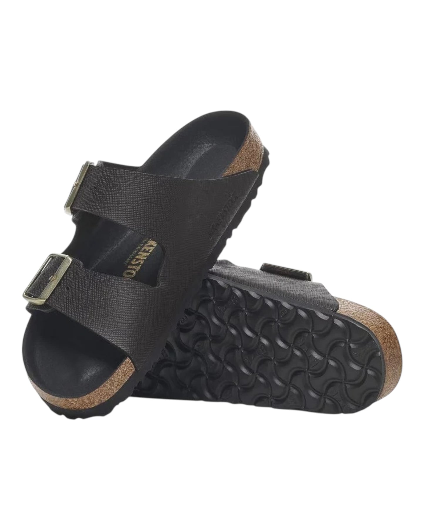 BIRKENSTOCK ARIZONA SAFFIANO NERO