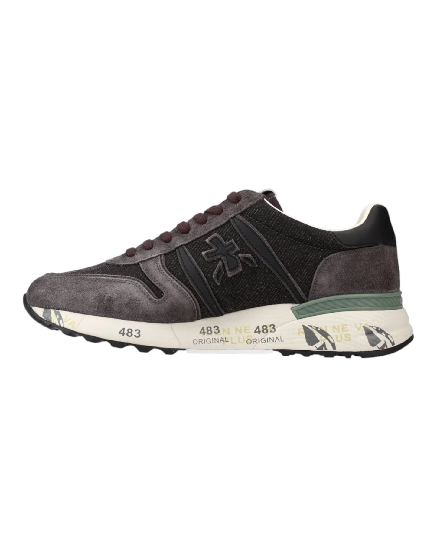 PREMIATA LANDER 6984 GRIGIA LACCI BORDEAUX
