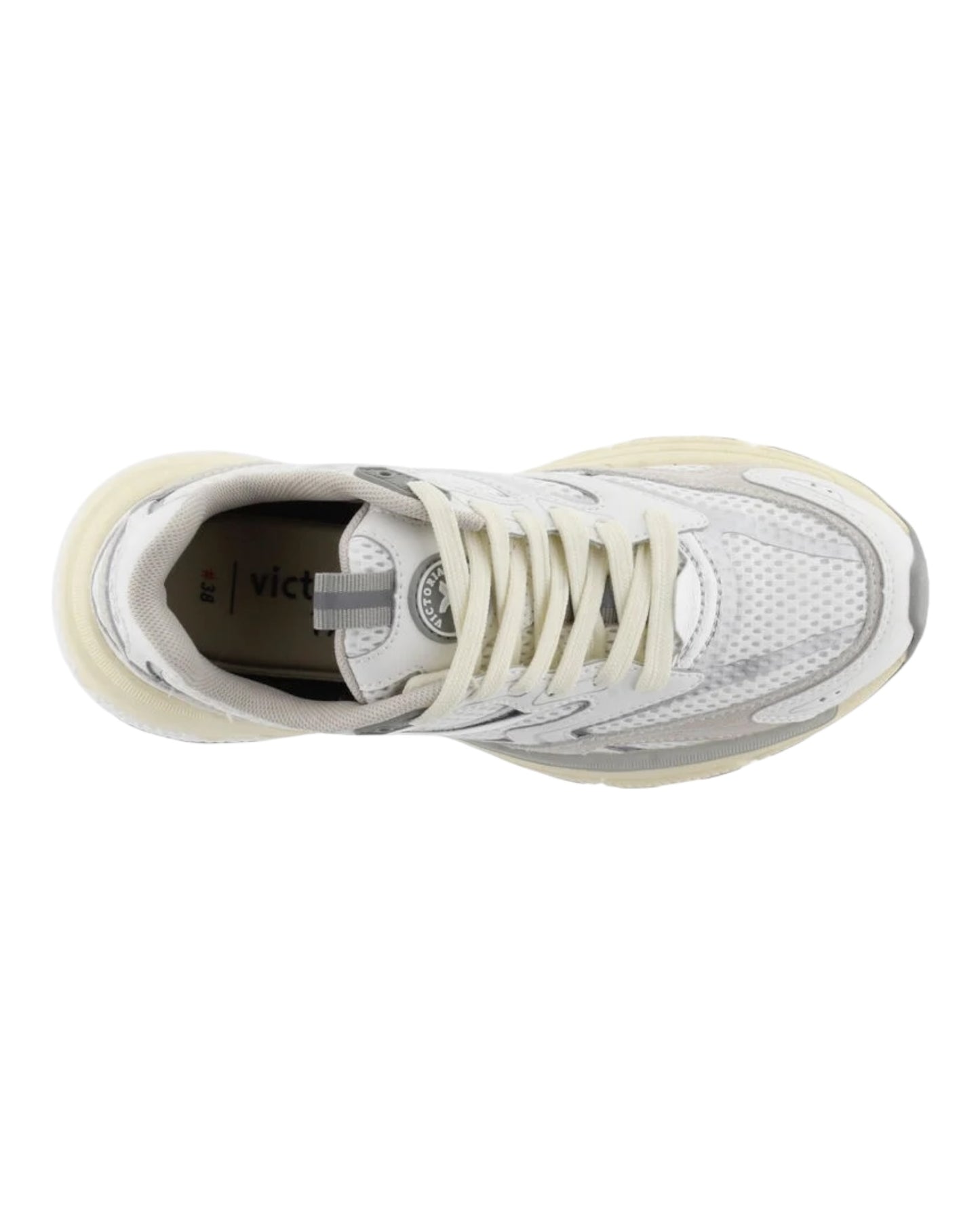 VICTORIA 8809101 SNEAKERS MYTHOS IN PELLE E TESSUTO BIANCA