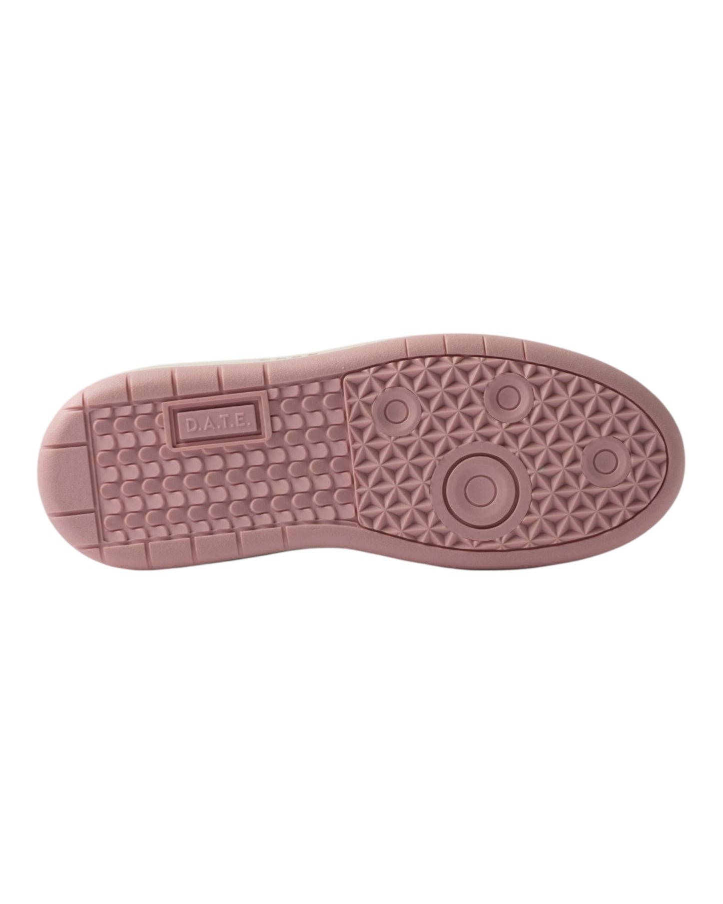 DATE HILL LOW PLATFORM IN PELLE BIANCA/NERA LACCI ROSA