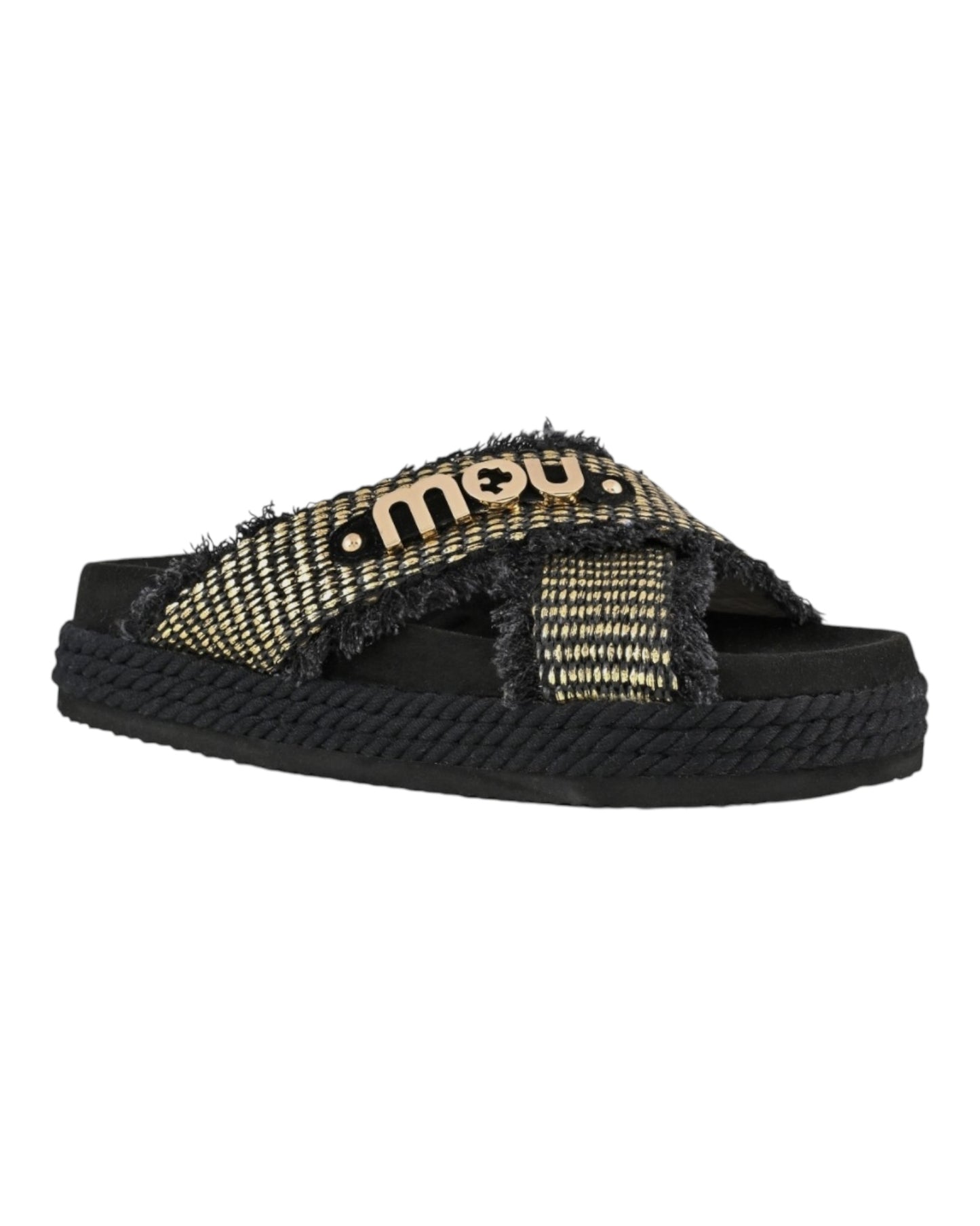 MOU RAFFIA CRISS CROSS RMBLA NERA/ORO
