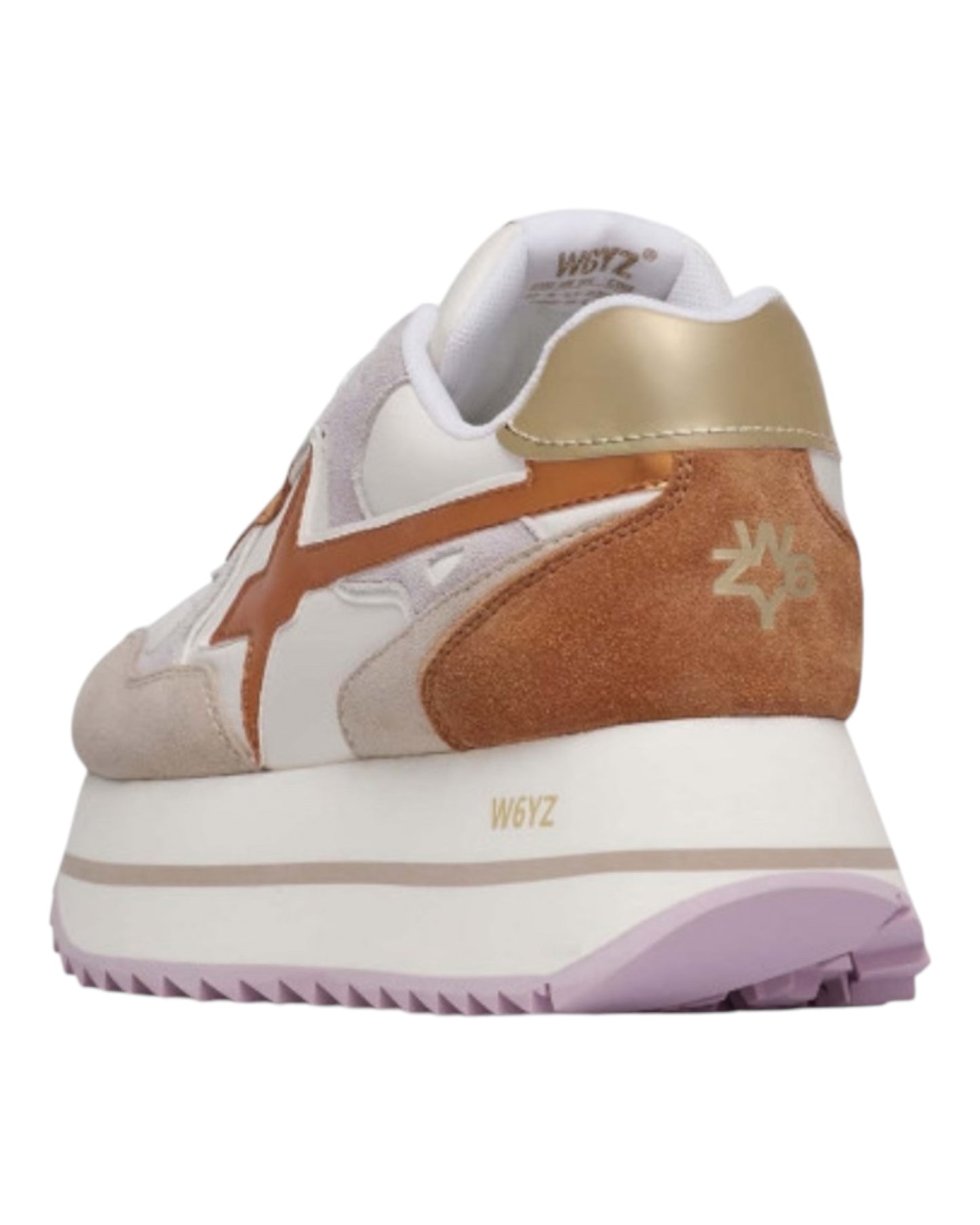 W6YZ DEVA TESSUTO BIANCA/BEIGE/VIOLA