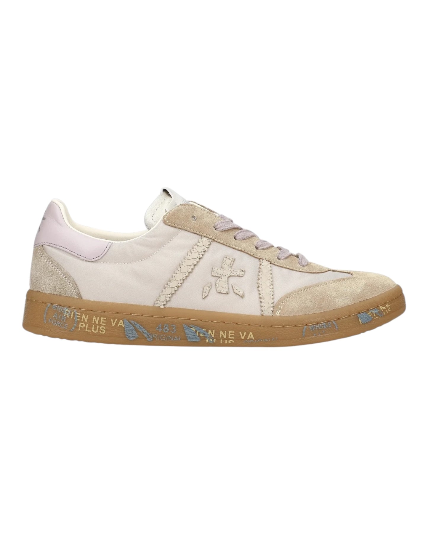 PREMIATA 6961 BONNIE-D IN CAMOSCIO BEIGE CON FONDO MIELE